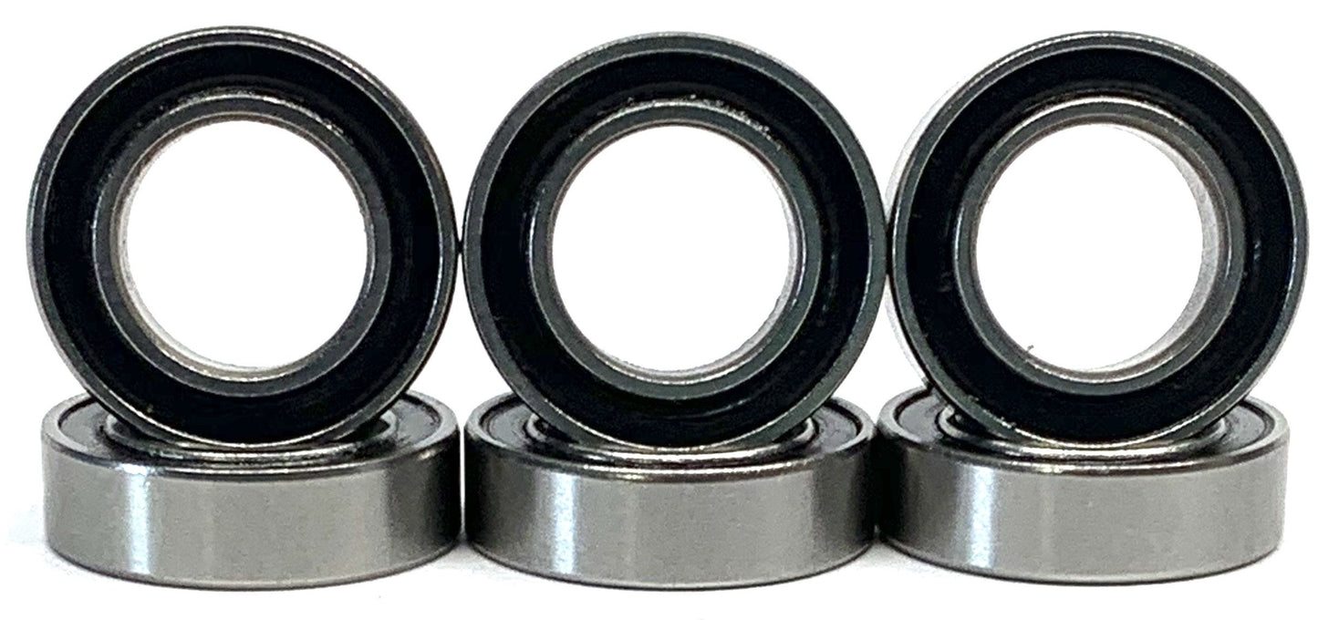 20x27x4mm Stainless Steel Rubber Sealed Bearings (6 Pack)