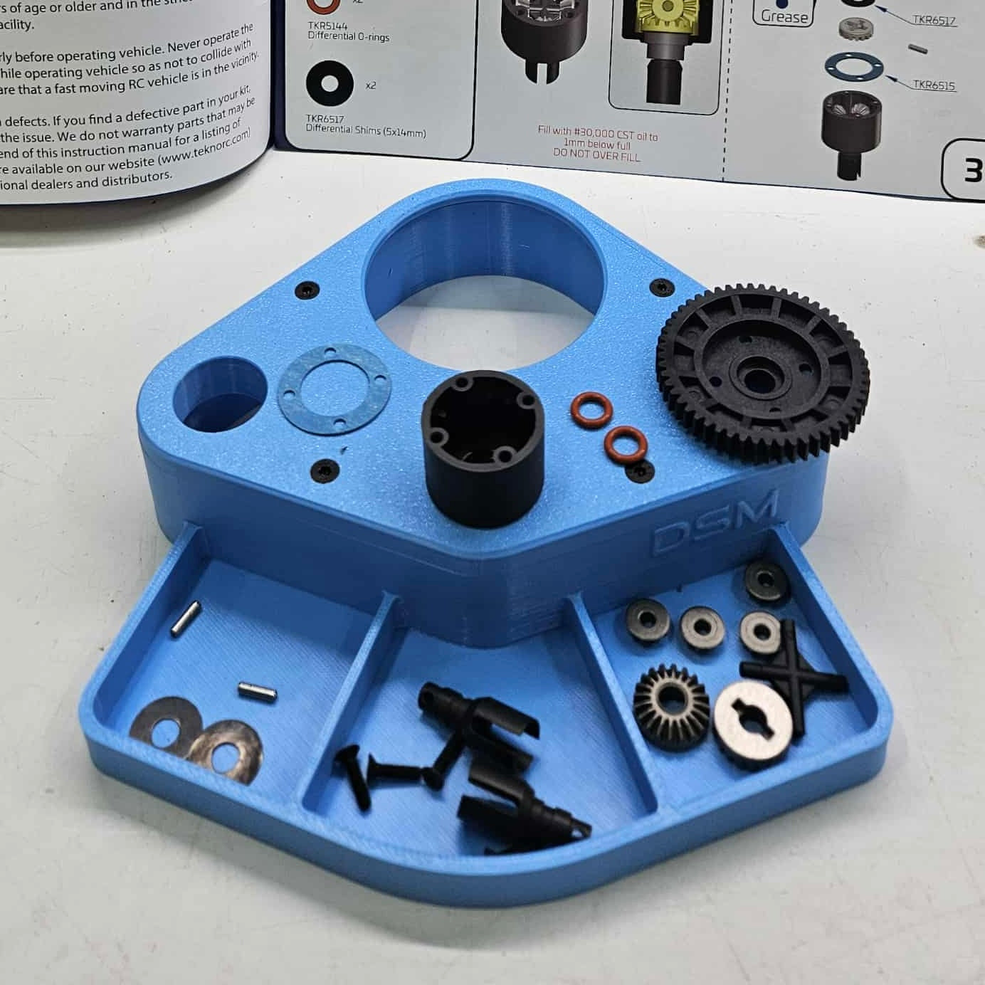 Diff Station (For 1/8 Style Differentials) (STL)