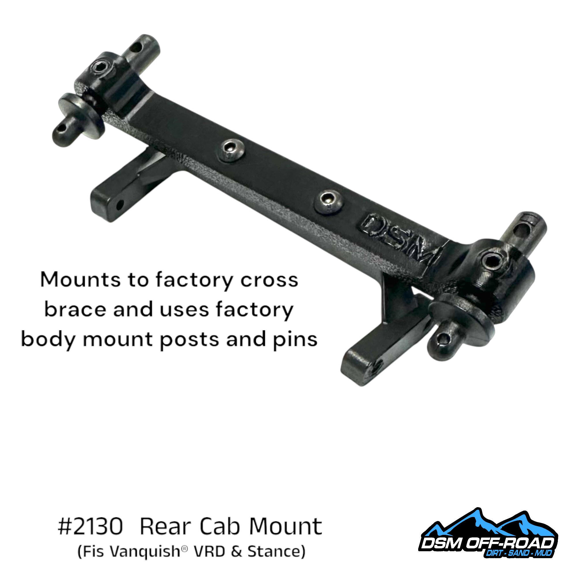 Rear Cab Only Body Mount (fits Vanquish® VRD & Stance) (STL)