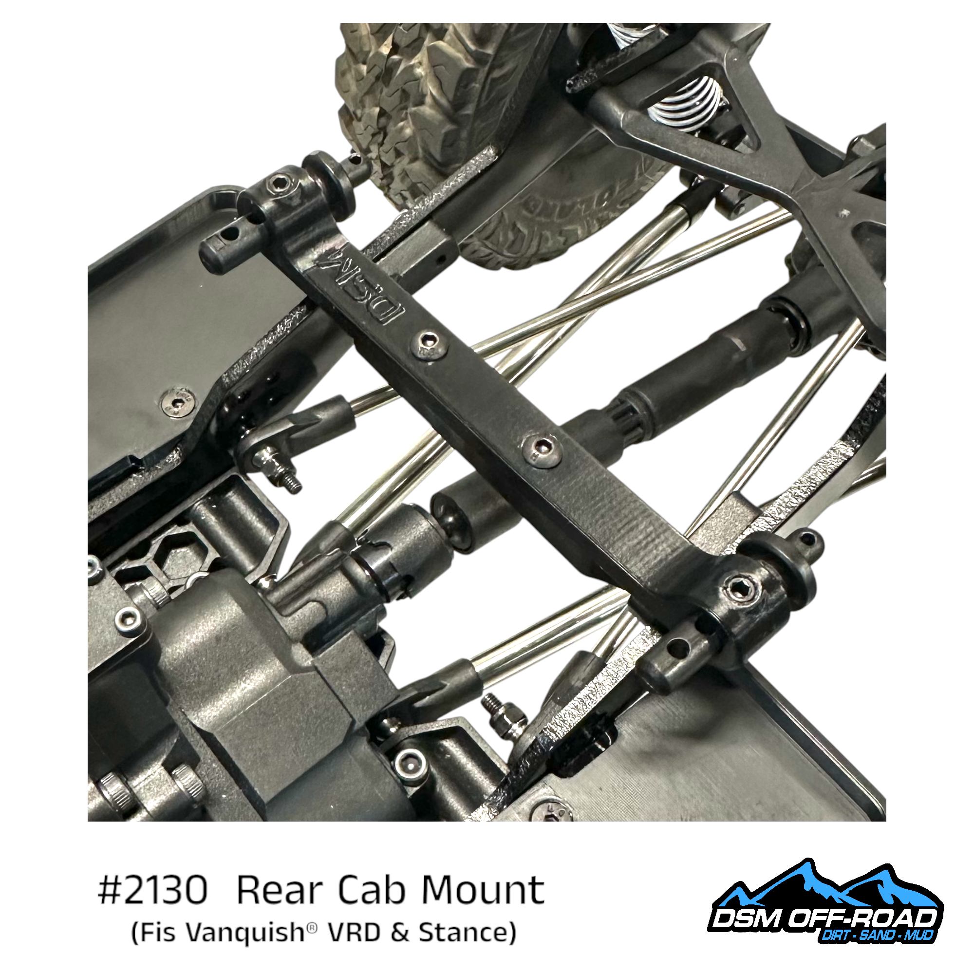 Rear Cab Only Body Mount (fits Vanquish® VRD & Stance) (STL)