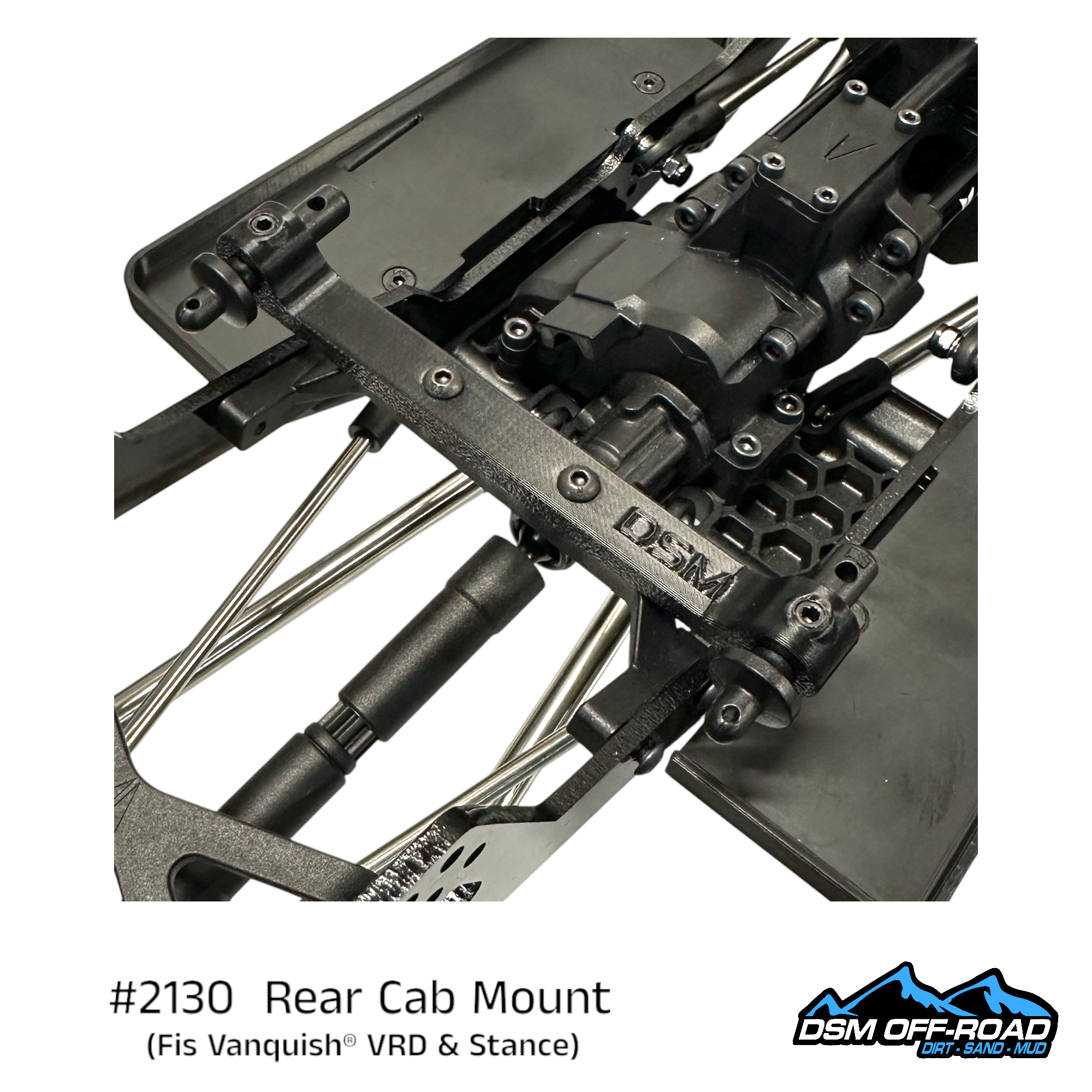 Rear Cab Only Body Mount (fits Vanquish® VRD & Stance) (STL)