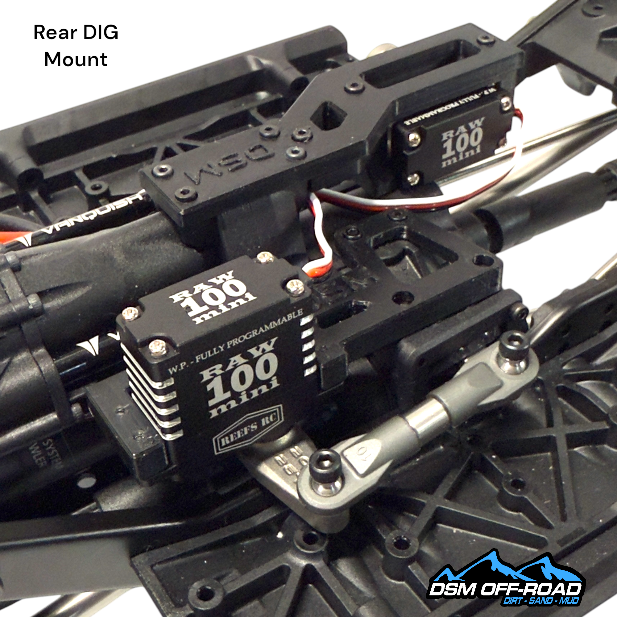 Mini Servo Mounts (for Vanquish® VFD Twin Transmission)
