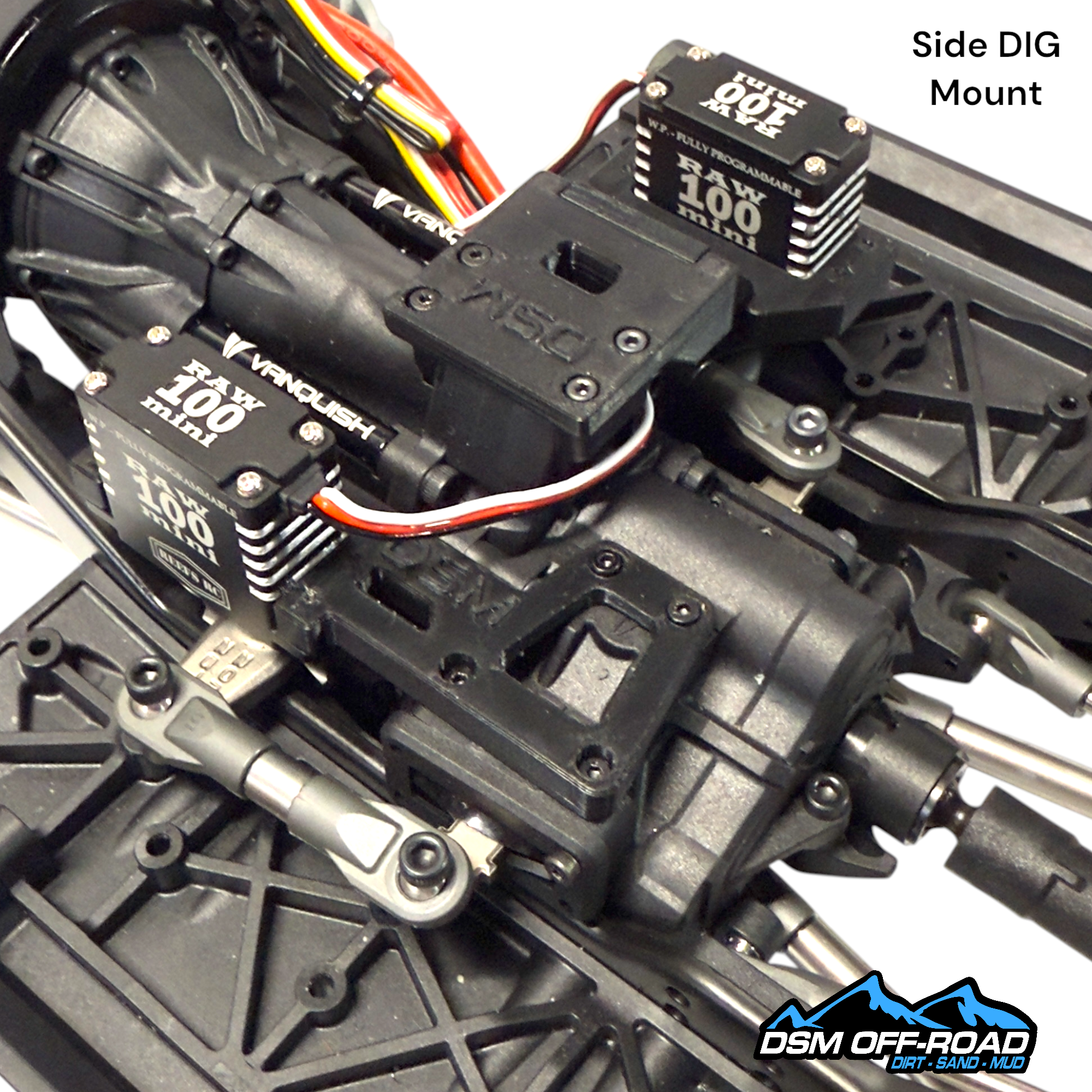 Mini Servo Mounts (for Vanquish® VFD Twin Transmission)