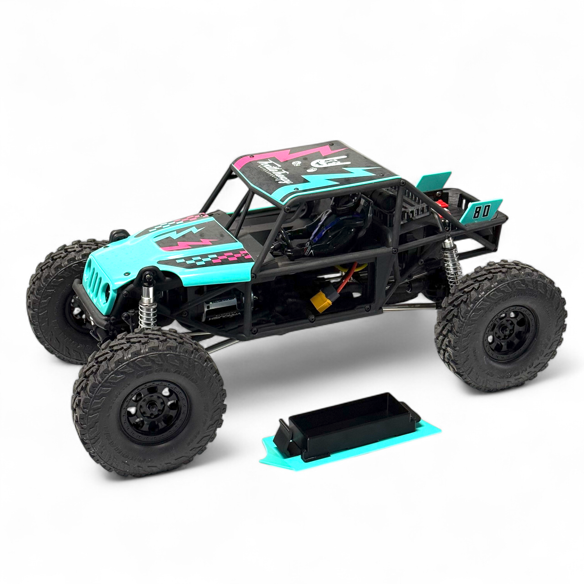 Quick Release Battery Cups (fits Vanquish® H10 Optic) (STL)