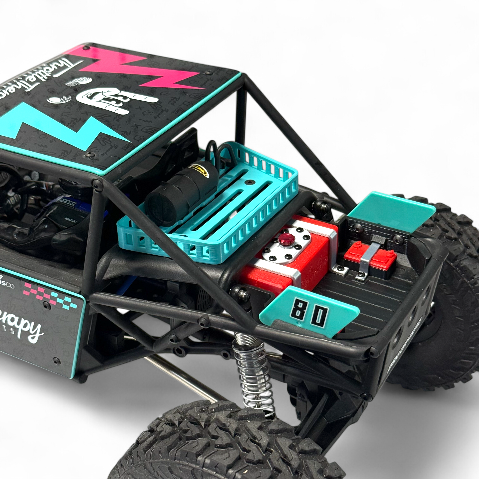 #7158 Rear Shock Tower Rack (fits Vanquish® H10 Optic)