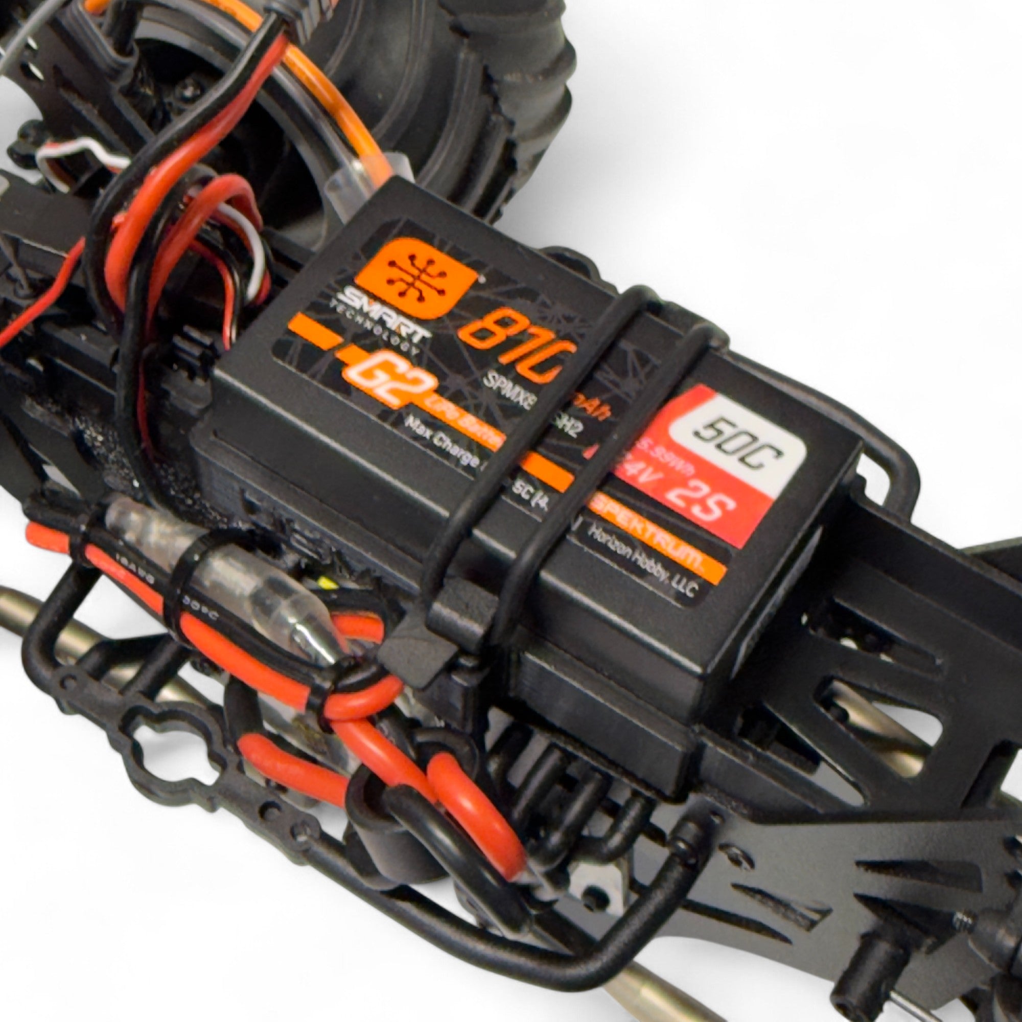 1400mah Battery Tray (Fits Losi® Mini LMT) (STL)