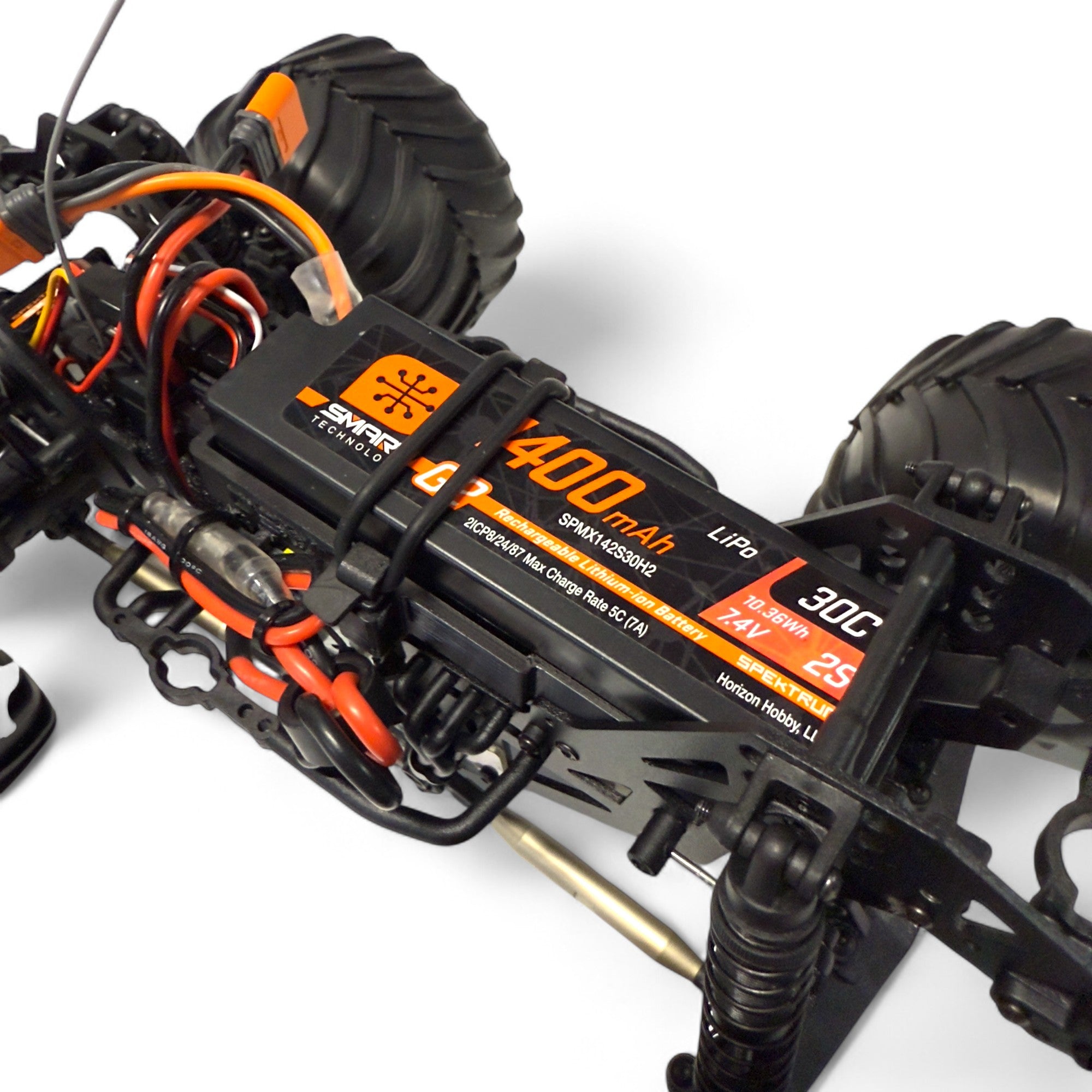 1400mah Battery Tray (Fits Losi® Mini LMT) (STL)