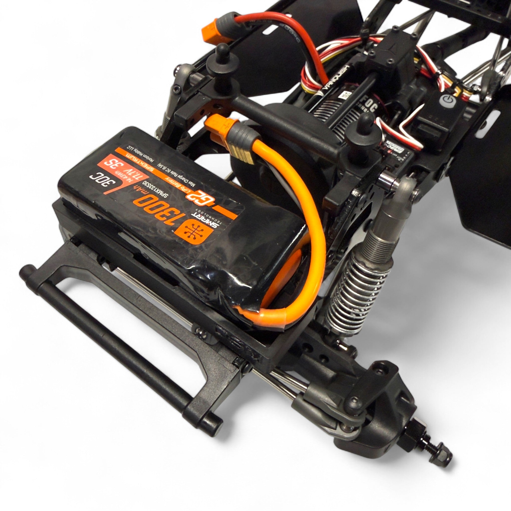 Large Front Battery Tray (Fits Vanquish® VRD, Mullet & Stance) (STL)