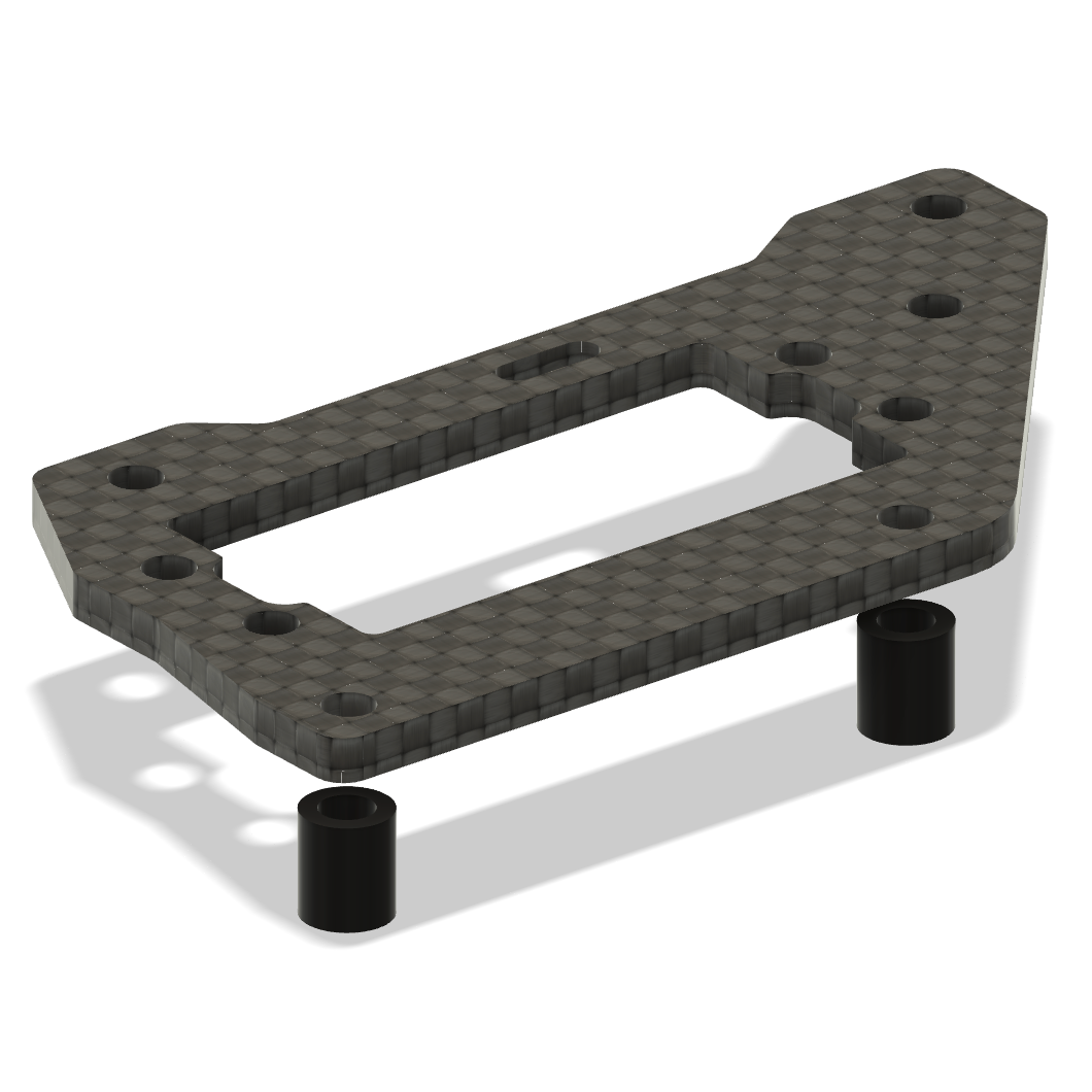 Carbon Fiber AMS Servo Mount (Fits SCX10 Pro)