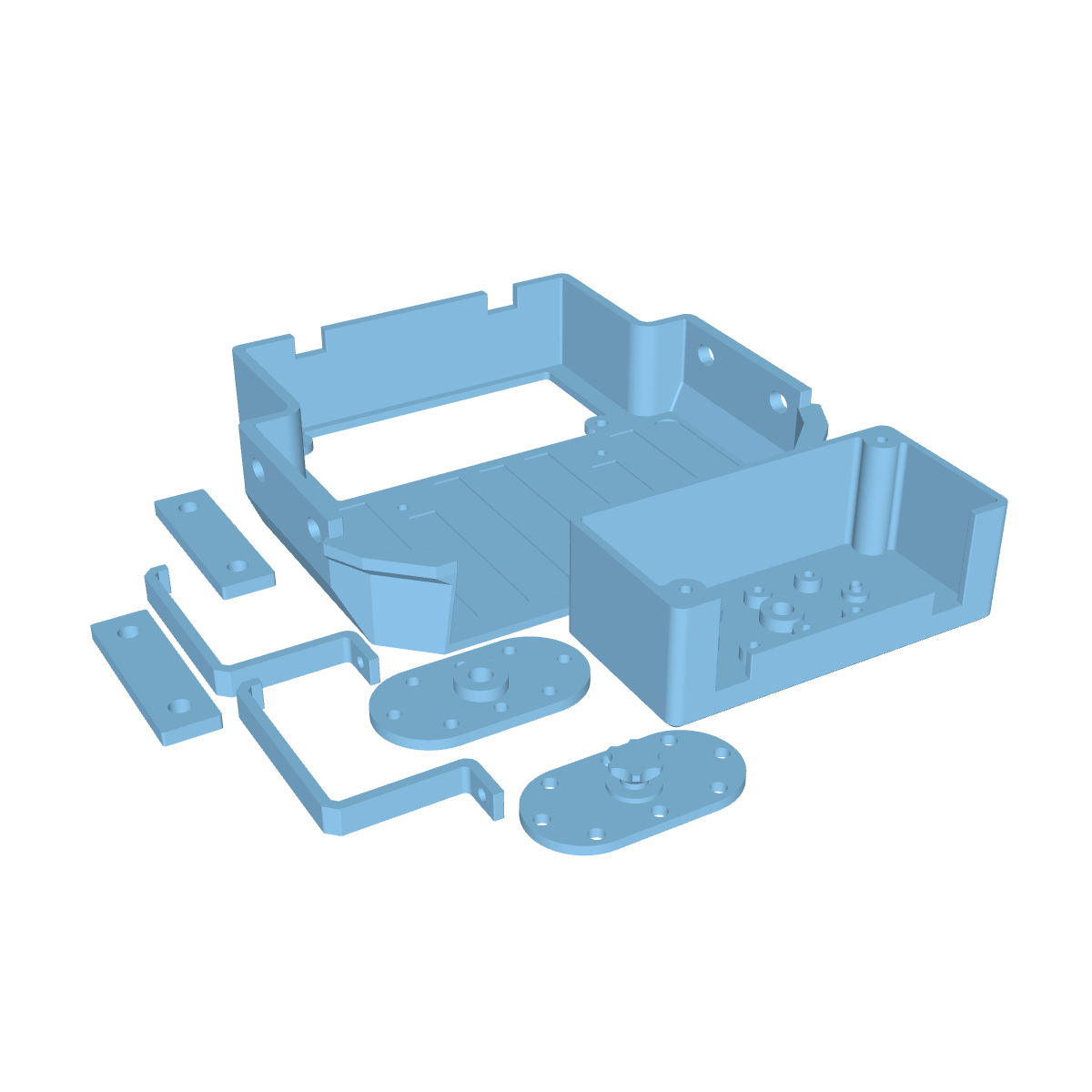 Scale Bed with Fuel Cell (Fits Vanquish® H10 Optic) (STL)
