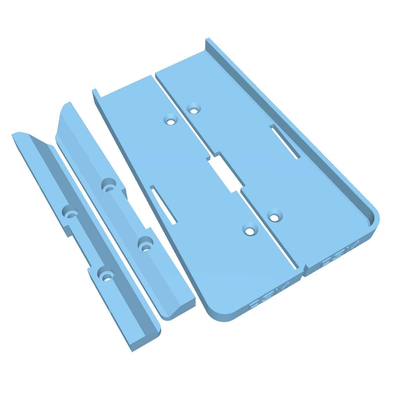 Sliders for Jconcepts® Anvil Body (fits Axial® SCX10 III & Base Camp) (STL)