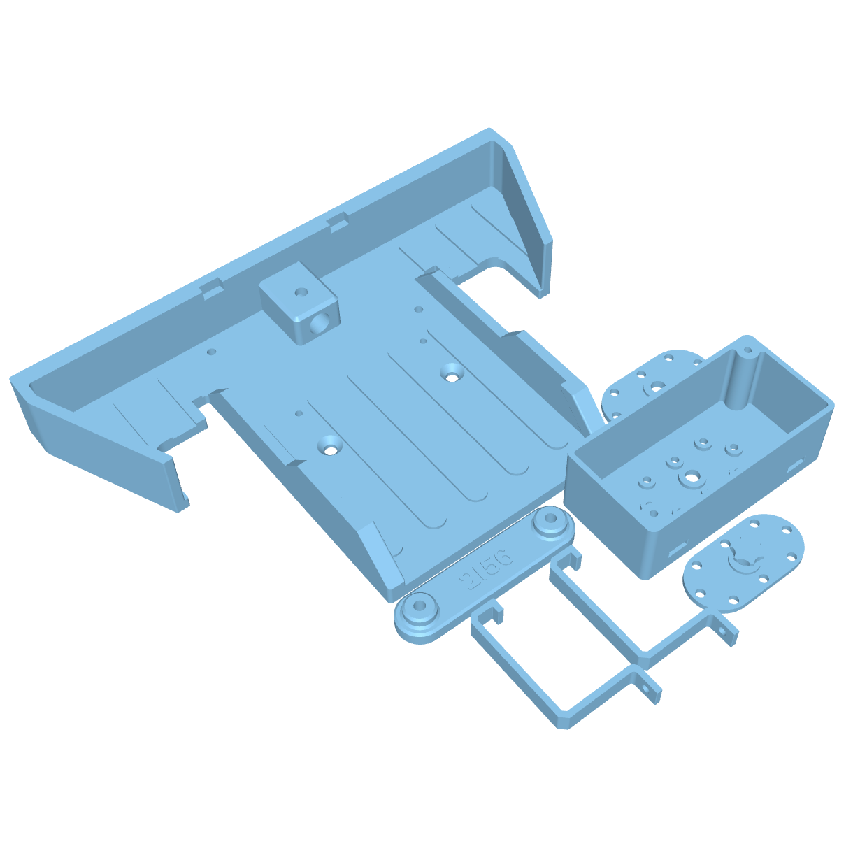 Scale Comp Bed (Fits Vanquish® Mullet) (STL)