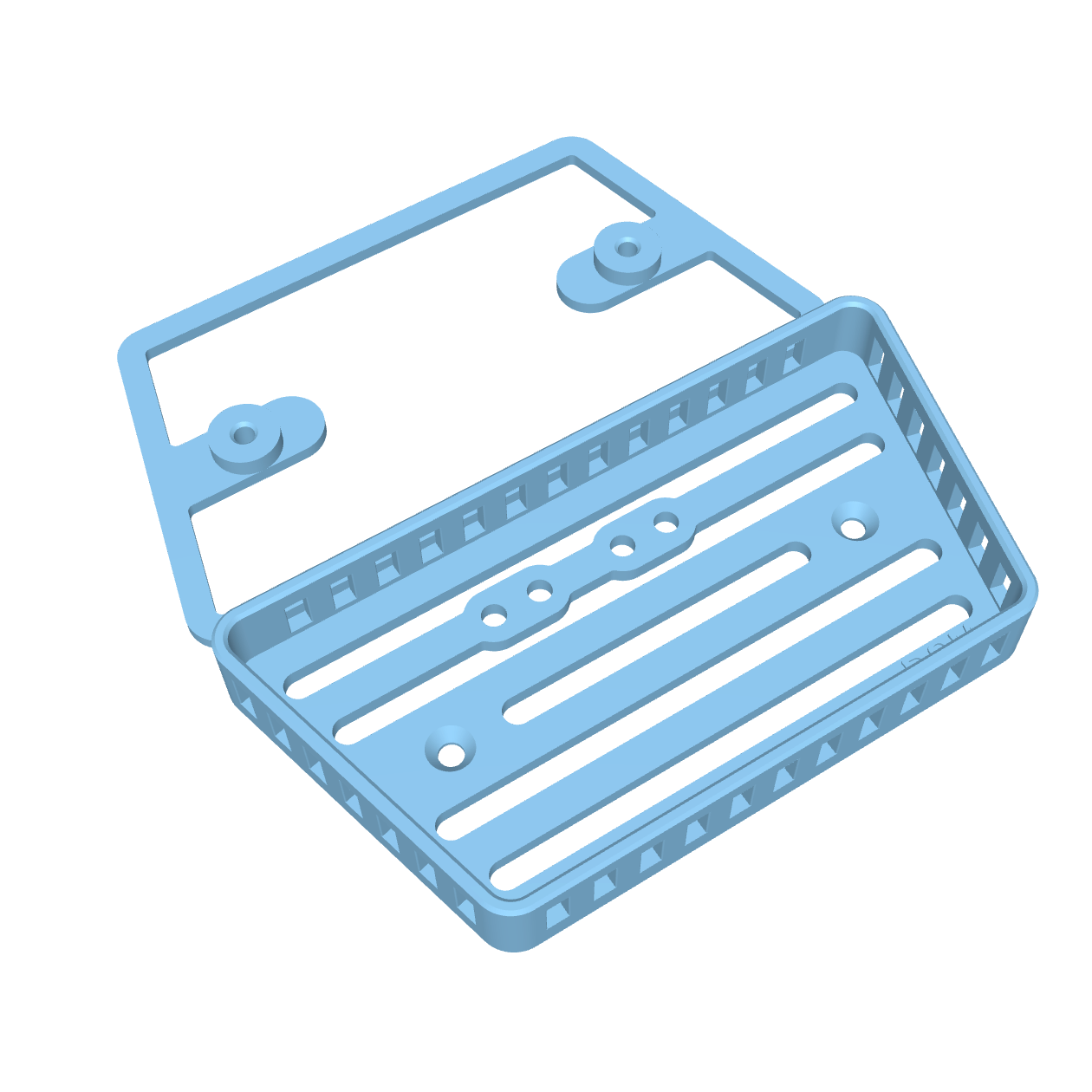 Rear Shock Tower Rack (Fits Vanquish® H10 Optic) (STL)