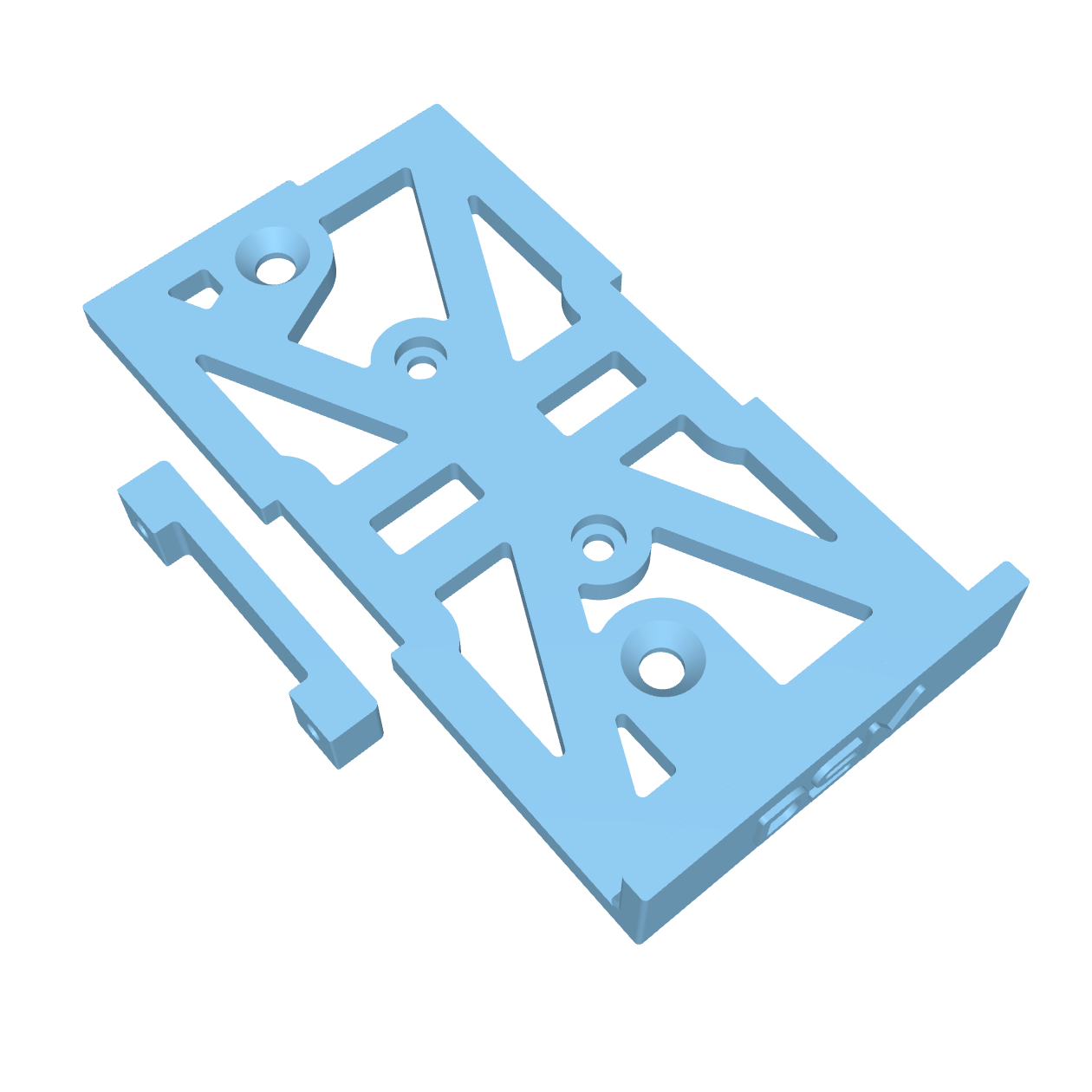 Front Battery Tray (Fits Vanquish® VS4-10) (STL)