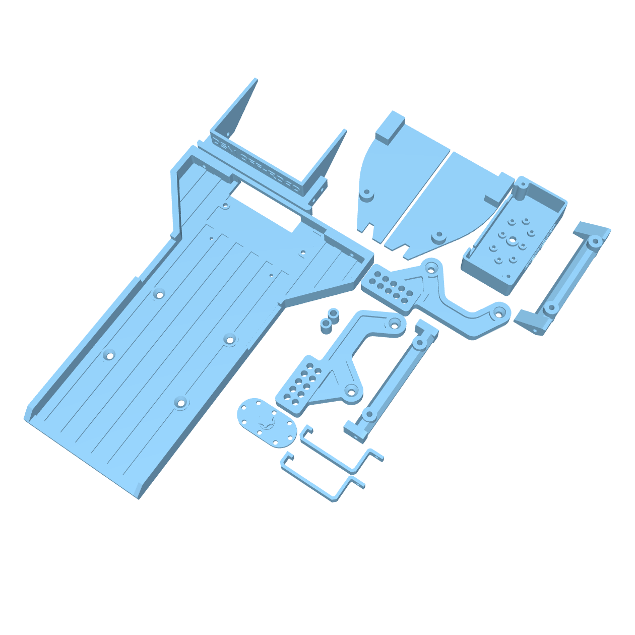Scale Comp Bed (Fits Axial® SCX10 III & Base Camp) (STL)