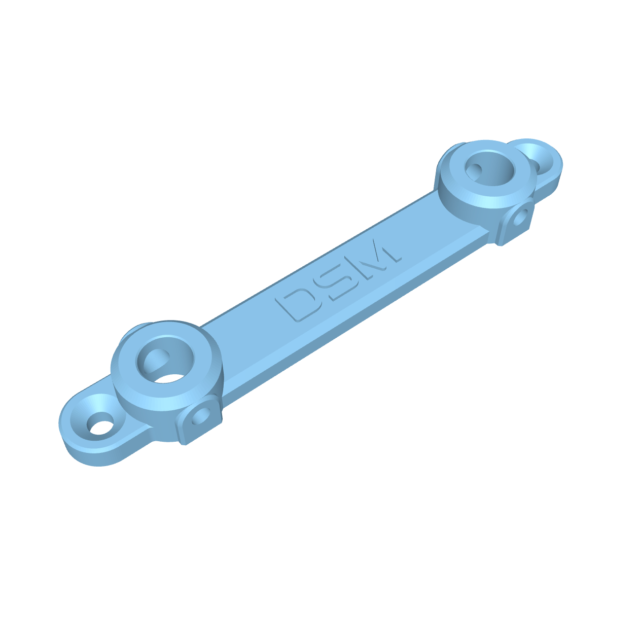 Low Profile Front Body Mount Bar (for Axial® Base Camp) (STL)