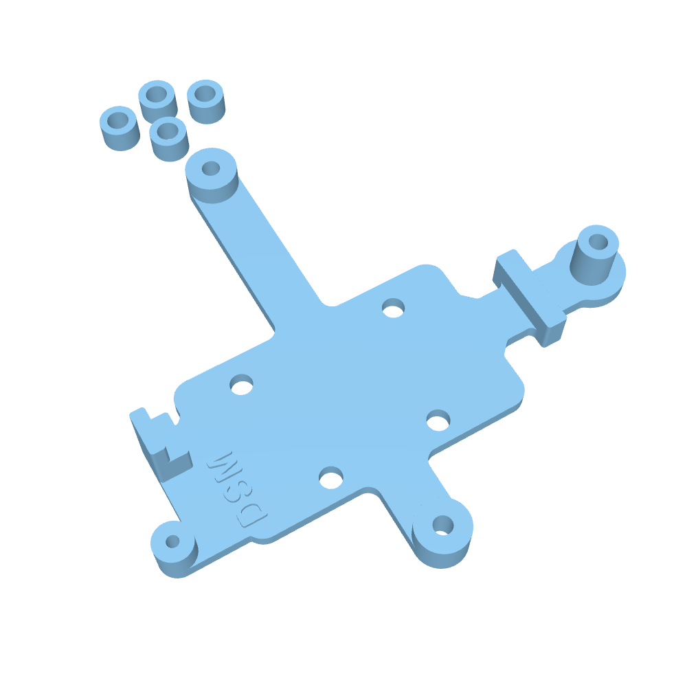 GPM Set Di Supporti Anteriori Regolabili In Alluminio Per Traxxas TRX-4 Defender, Tactical Unit, Bronco, Blu - 2