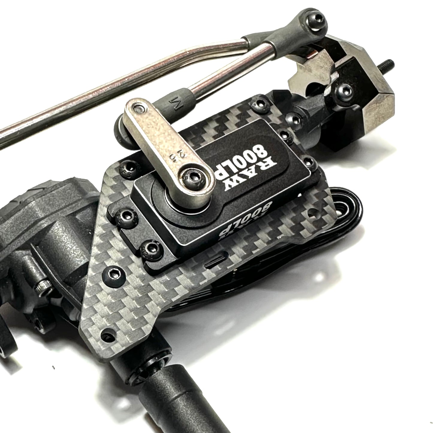Carbon Fiber AMS Servo Mount (Fits SCX10 Pro)
