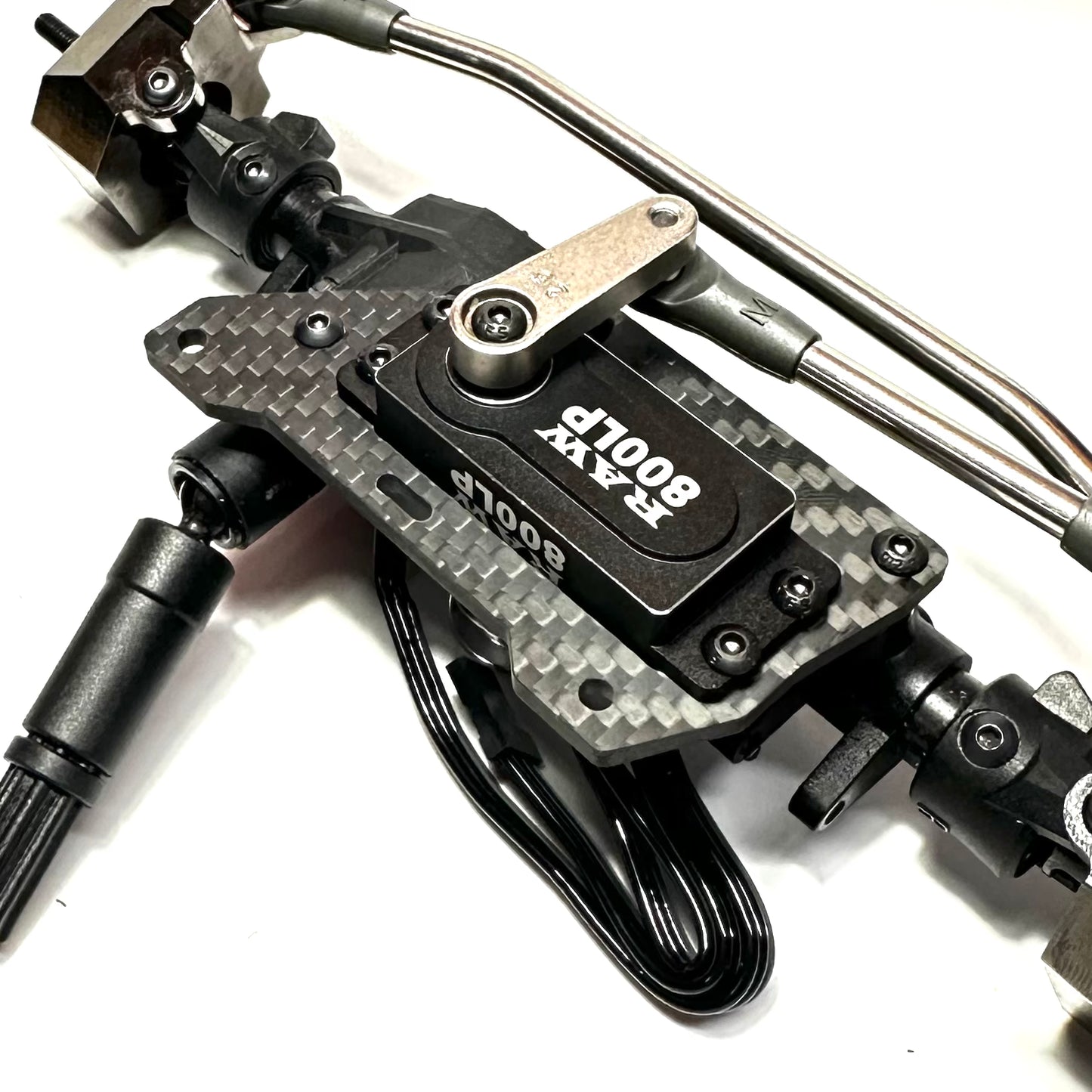 Carbon Fiber AMS Servo Mount (Fits SCX10 Pro)