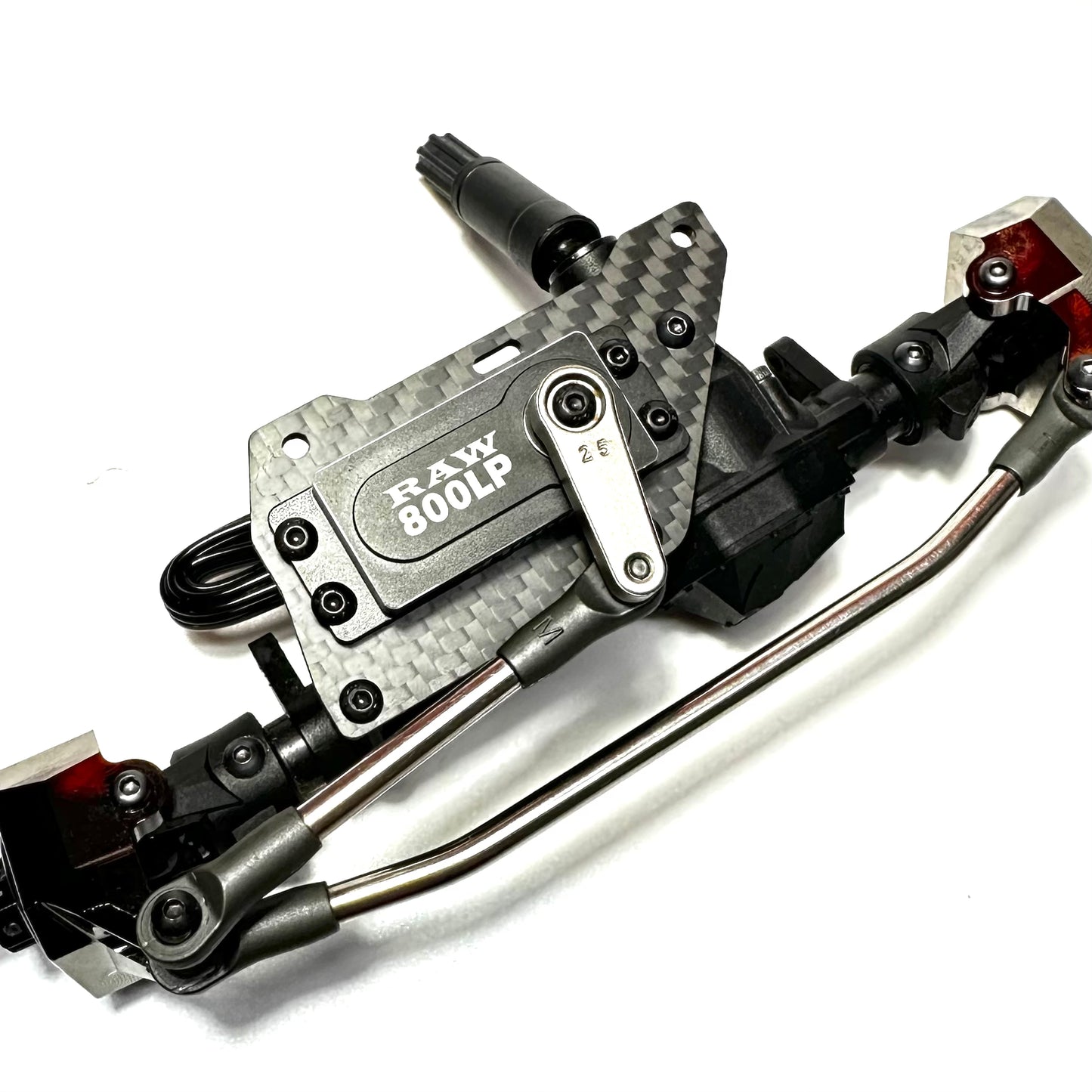 Carbon Fiber AMS Servo Mount (Fits SCX10 Pro)