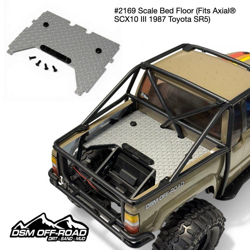 Scale Bed Floor - Fits Axial® SCX10 III 1987 Toyota SR5