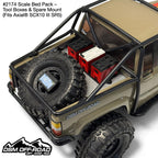 Scale Bed Pack – Tool Boxes, Cooler & Spare Mount (Fits Axial® SCX10 III SR5)