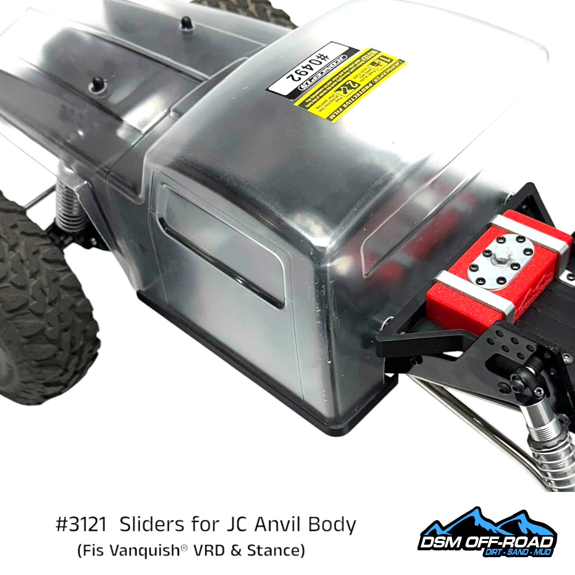 Sliders for Jconcepts® Anvil Body (Fits Vanquish® VRD & Stance)