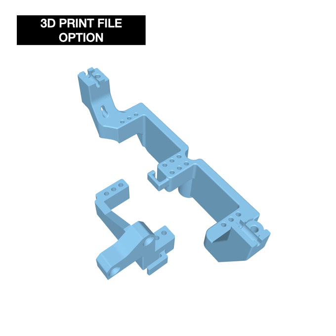 TRX Micro Servo Diff Lock and 2 Speed Mount Set (fits Traxxas® TRX4/TRX6)