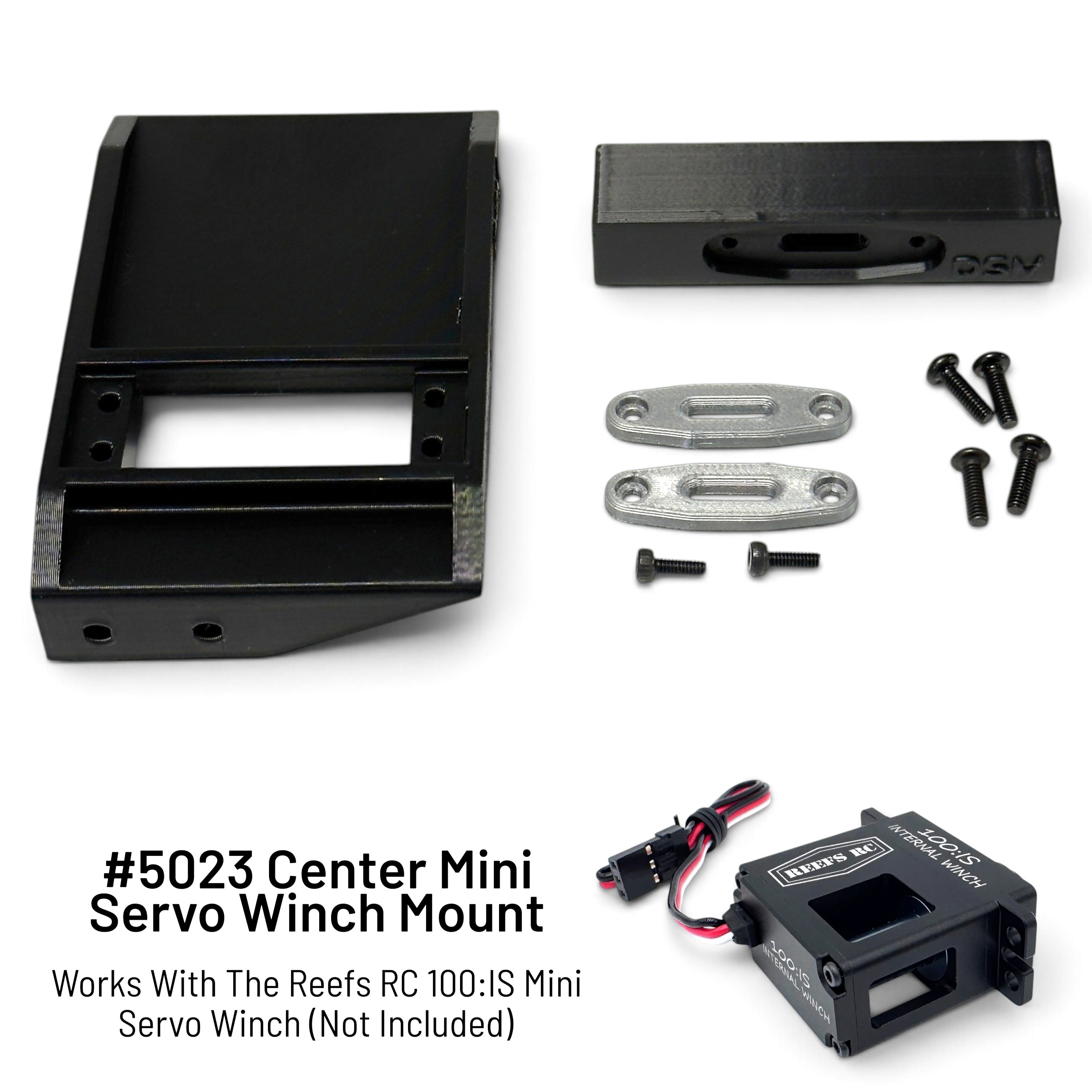 Center Mini Servo Winch Mount (For Redcat® Vertex-10)