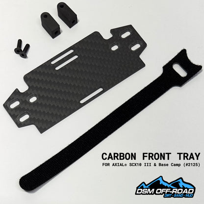 Carbon Fiber Forward Battery Tray (Fits Axial® SCX10 III & Base Camp)