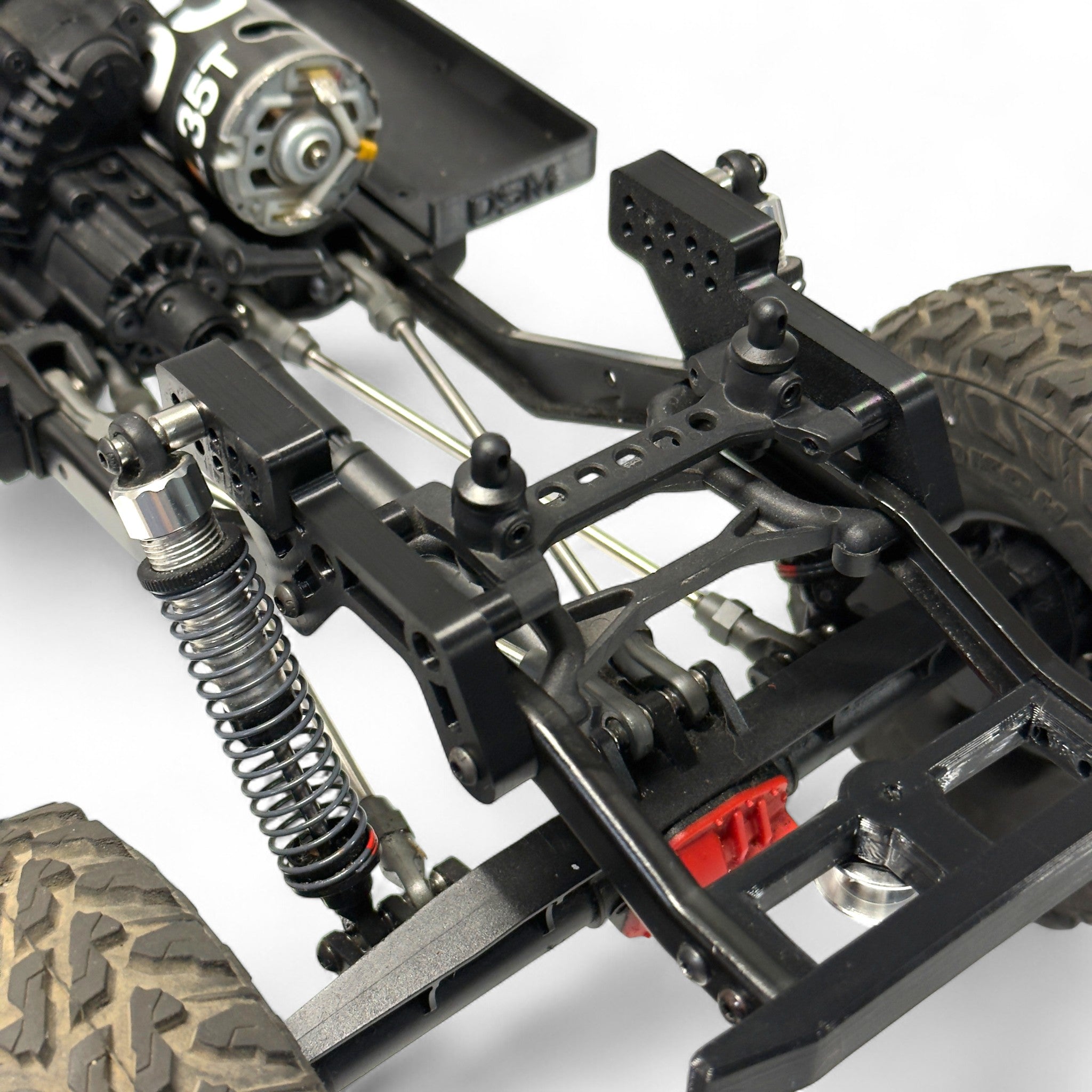 Comp Style Rear Shock Towers (Fits Axial® SCX10 III & Base Camp)