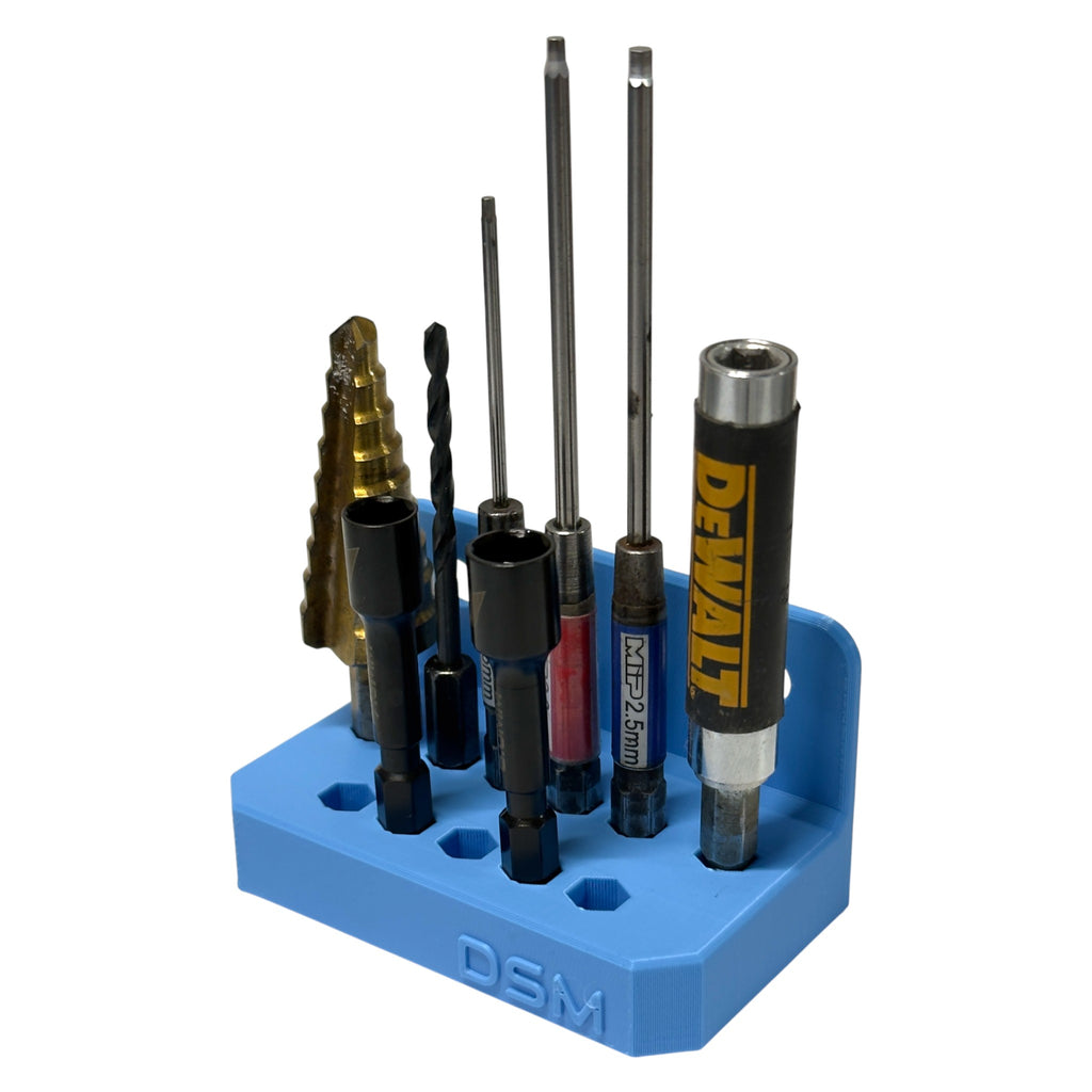 Wall Mount Bit Holder (1/4 Drive Hex)