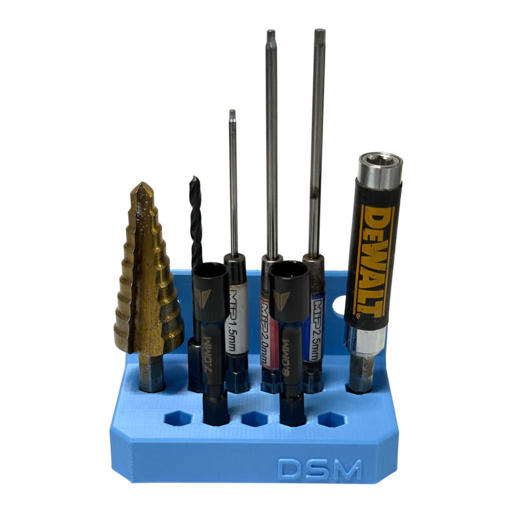 Wall Mount Bit Holder (1/4 Drive Hex)