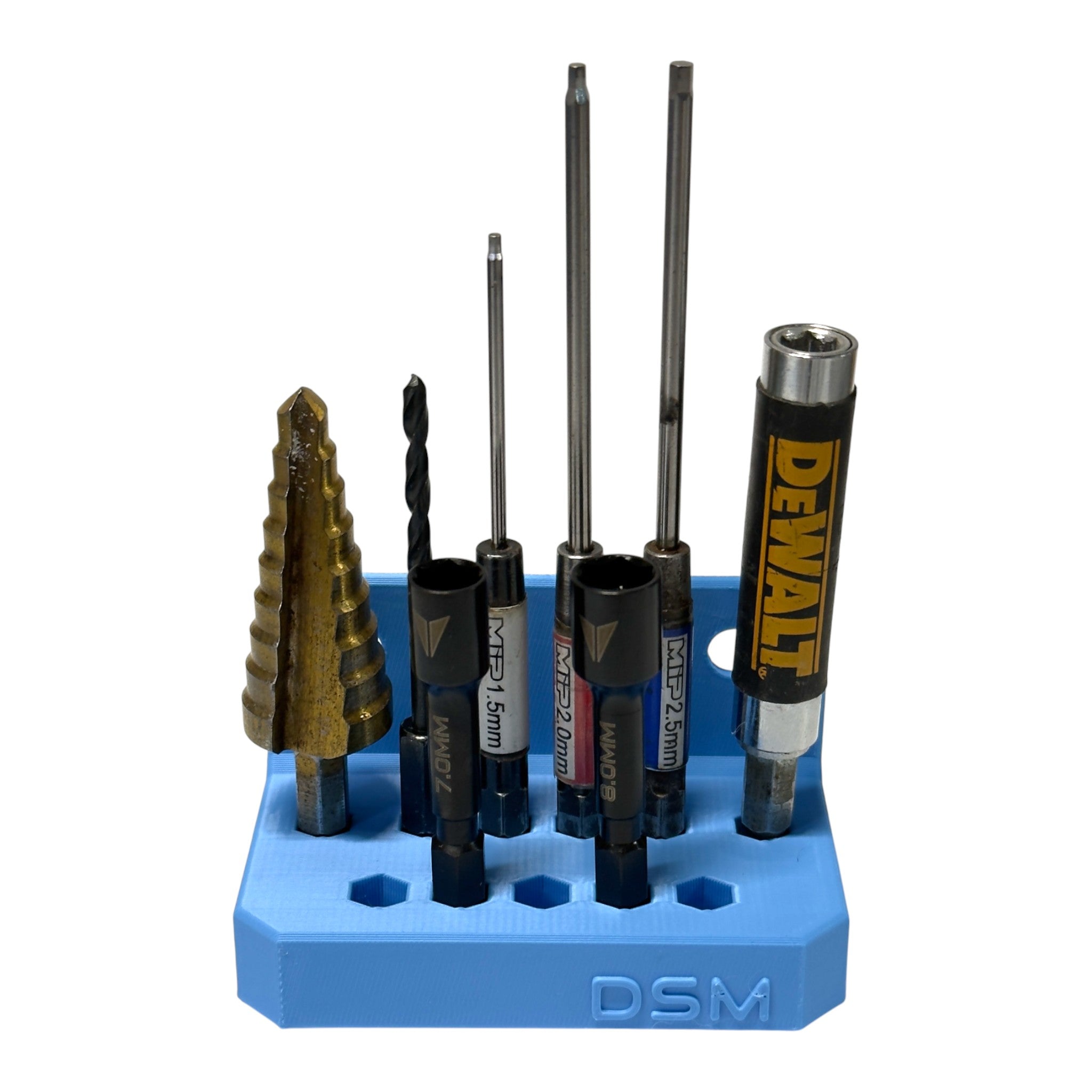 Wall Mount Bit Holder (1/4 Drive Hex)