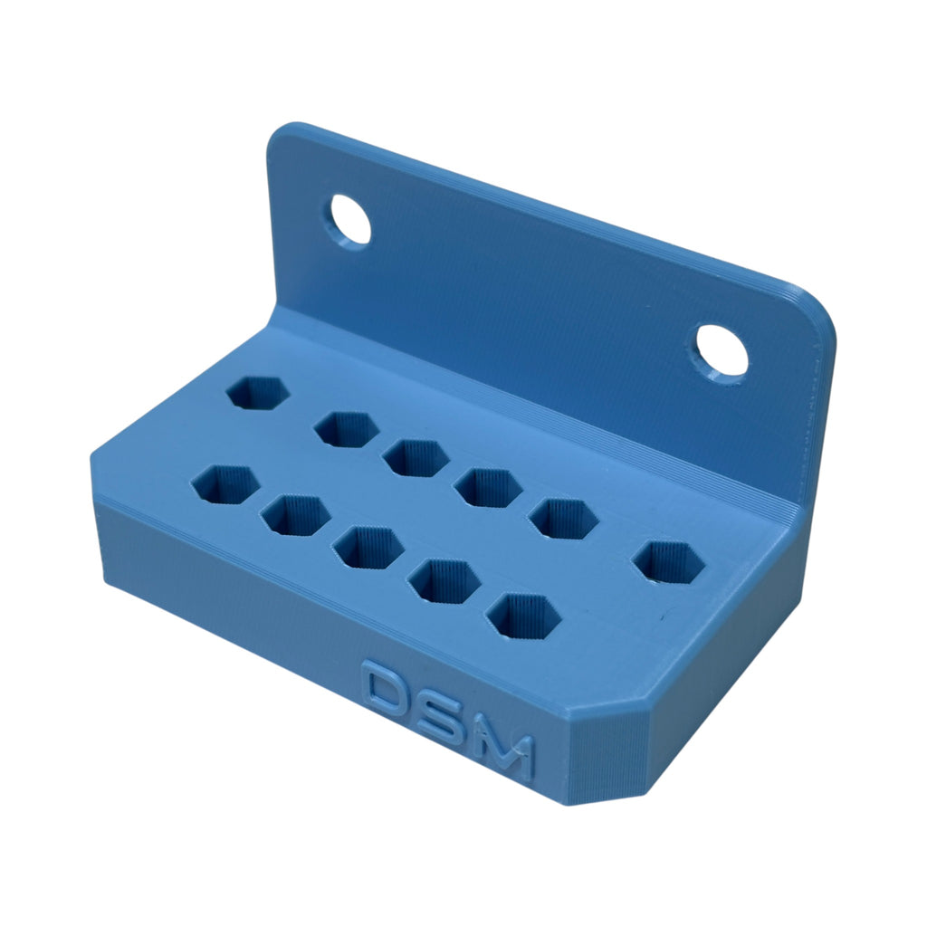 Wall Mount Bit Holder (1/4 Drive Hex)