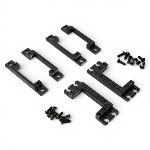 Mini Servo To Full Size Adapters (Standard and Offset) - Works with Reefs® RAW100