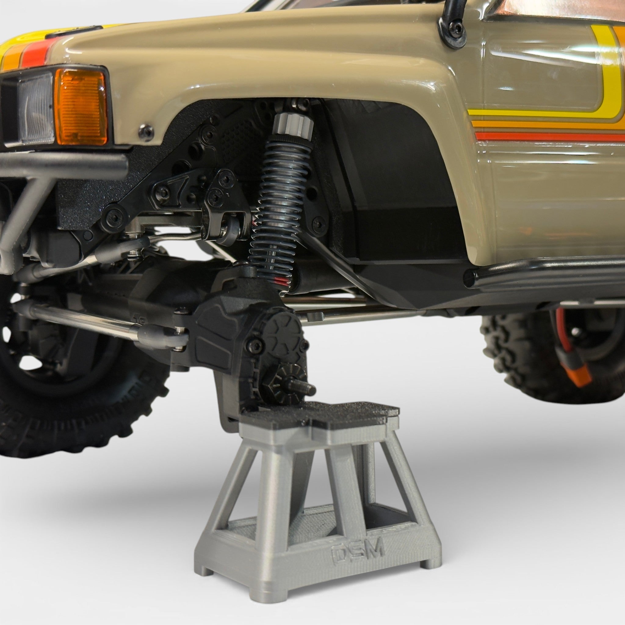Fenderlizer Under Drive アンダードライブ Inner Fender Set - Fits Axial® SCX10 III 1987 Toyota SR5 (STL File