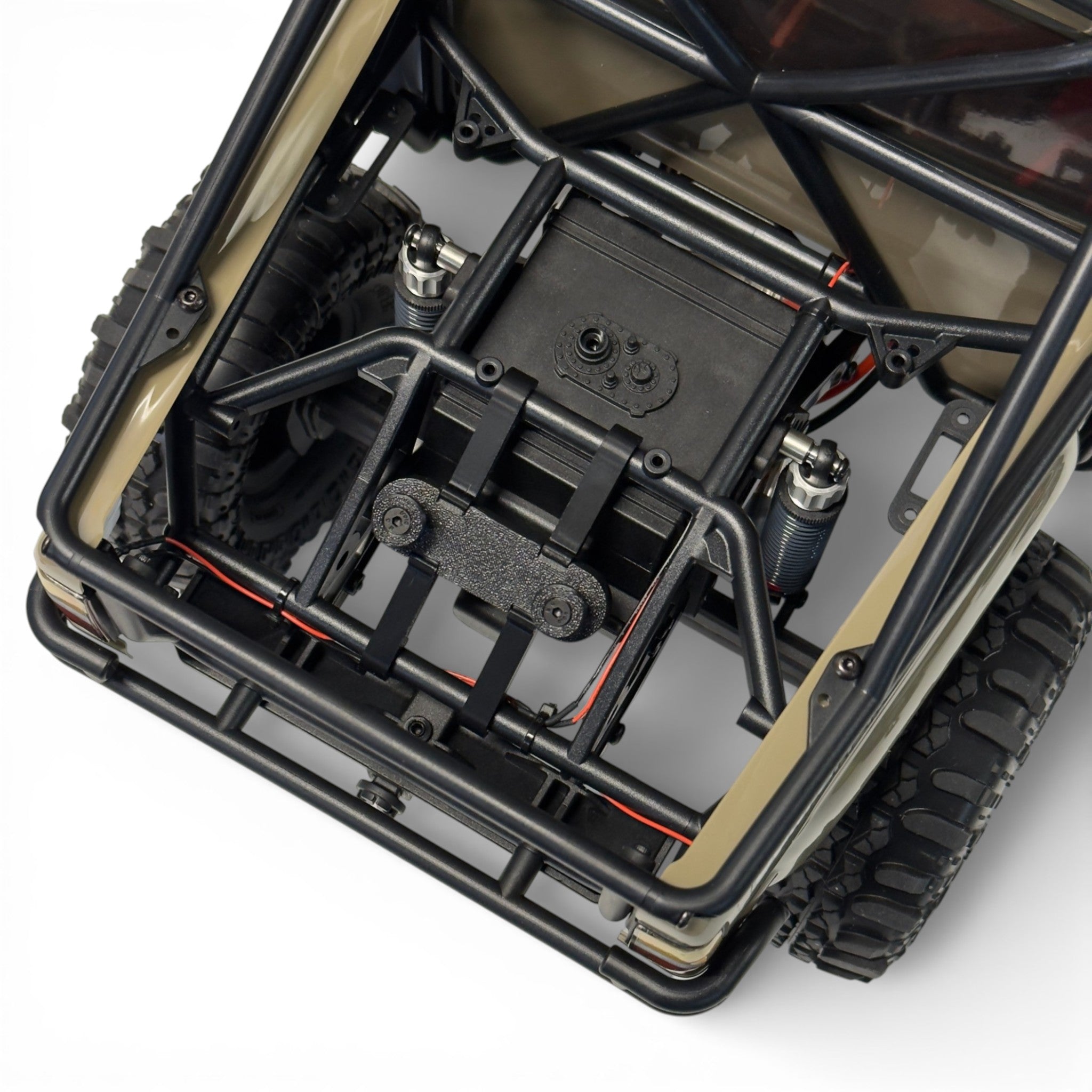 Scale Dual Rear Fuel Cans & Mounts (Fits Axial® SCX10 III 1987 Toyota SR5)