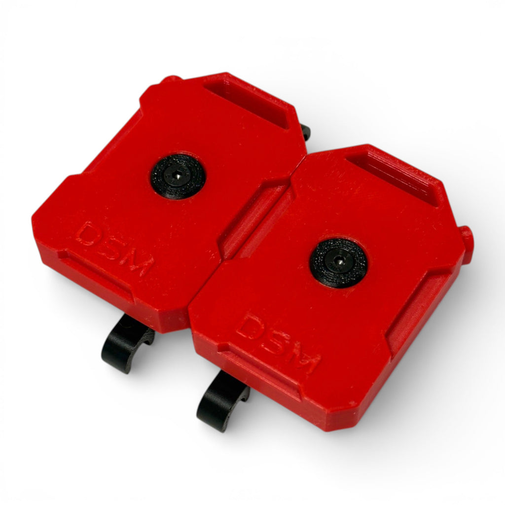 Scale Dual Rear Fuel Cans & Mounts (Fits Axial® SCX10 III 1987 Toyota SR5)