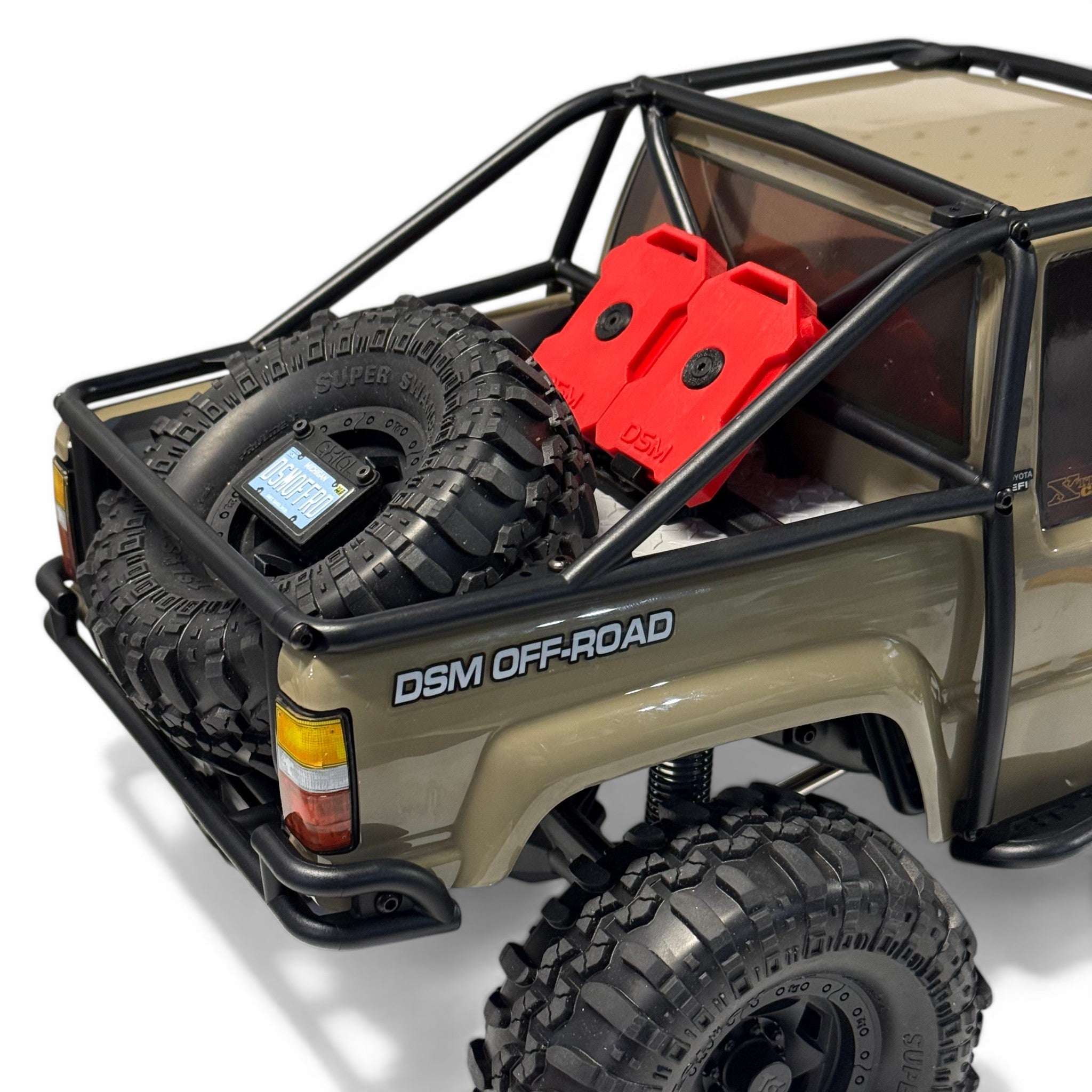 Scale Bed Pack – Fuel Cells & Spare Mount (Fits Axial® SCX10 III SR5)