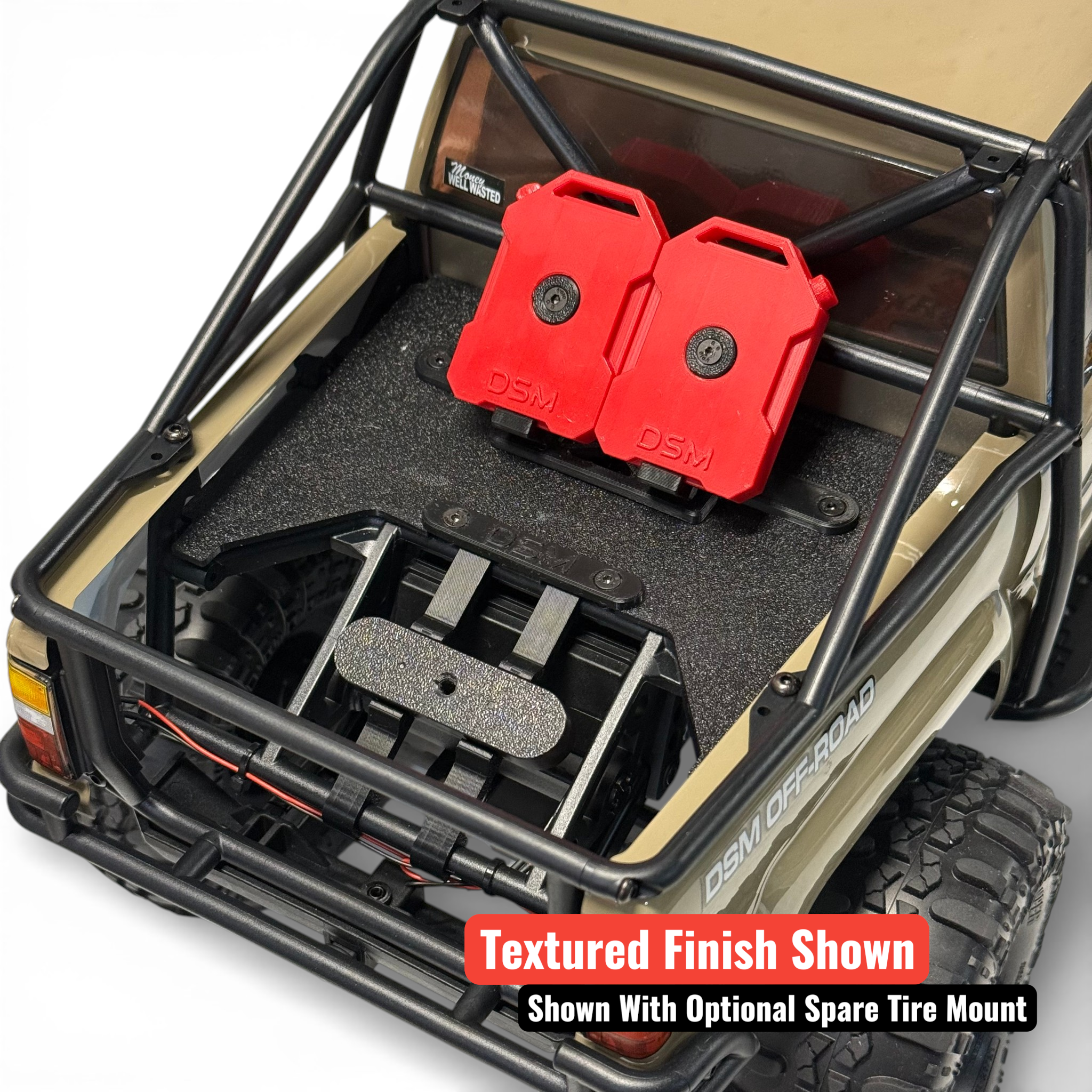 Scale Bed Floor With Fuel Cans (Fits Axial® SCX10 III 1987 Toyota SR5)