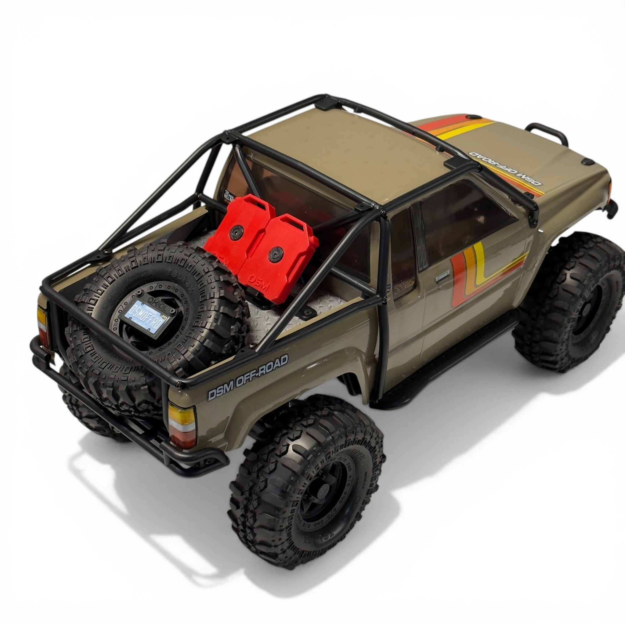 Scale Bed Pack – Fuel Cells & Spare Mount (Fits Axial® SCX10 III SR5)