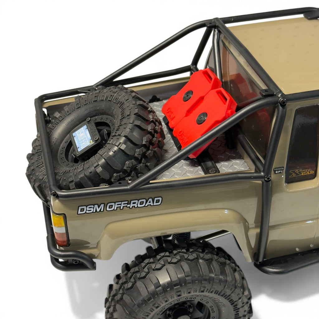 Scale Bed Pack – Fuel Cells & Spare Mount (Fits Axial® SCX10 III SR5)