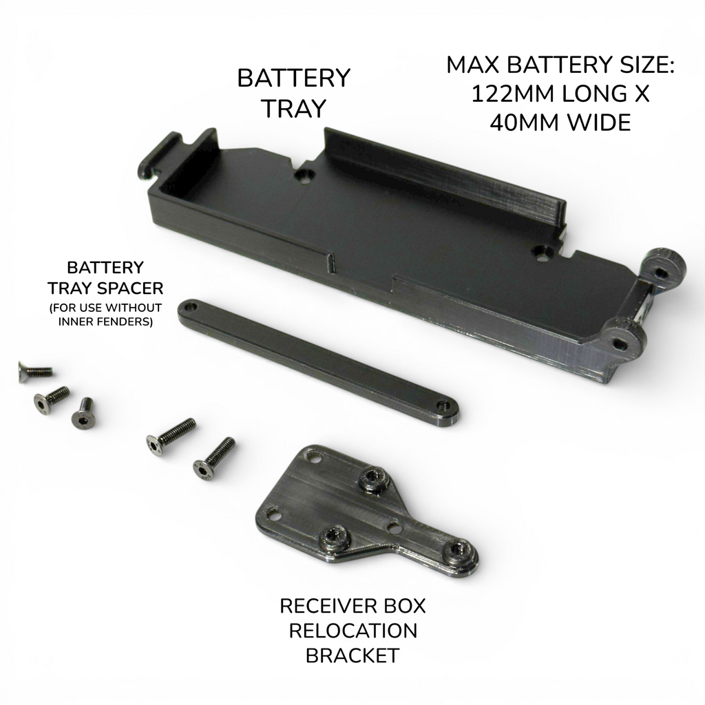 Forward Battery Tray - Fits Axial® SCX10 III 1987 Toyota SR5