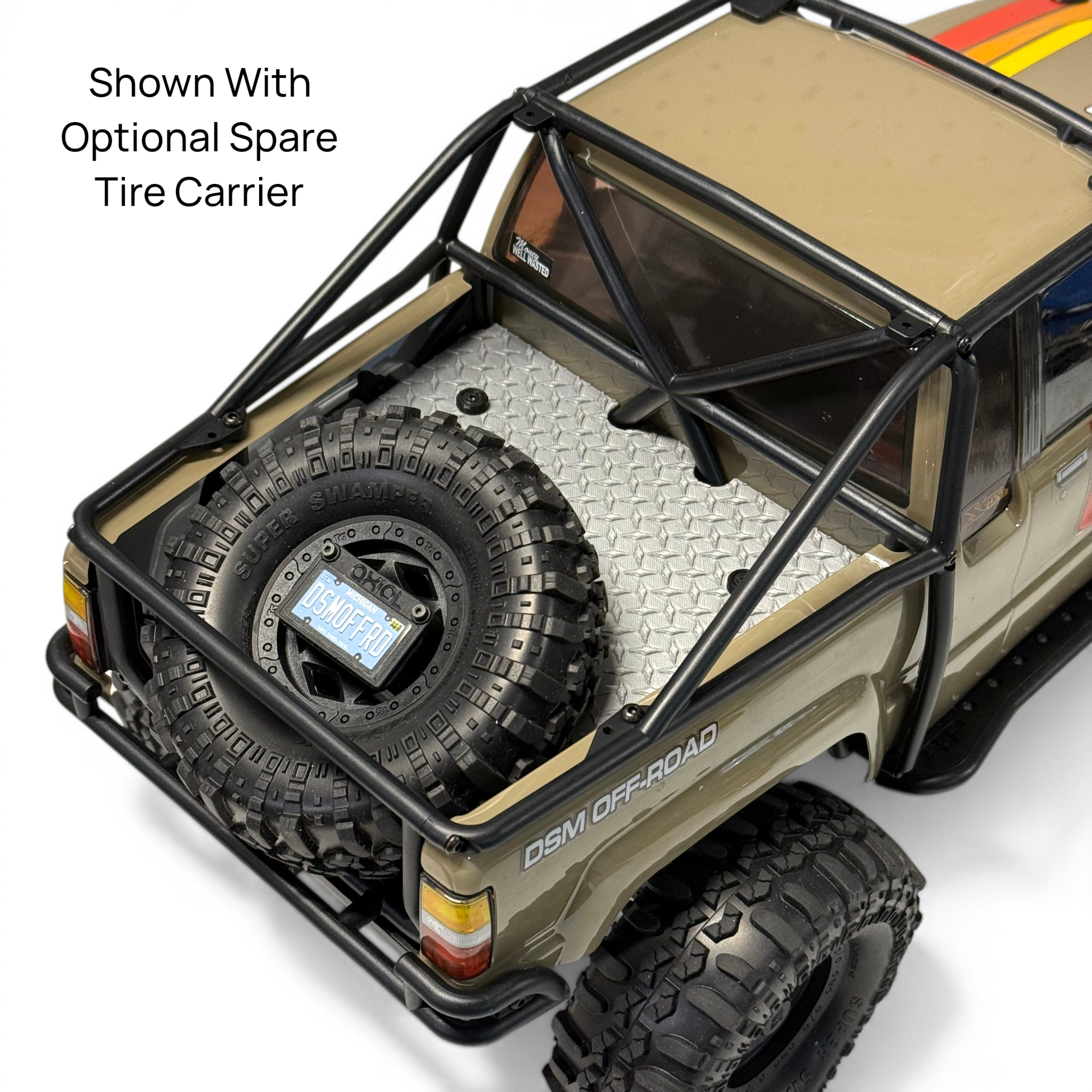 Scale Bed Floor - Fits Axial® SCX10 III 1987 Toyota SR5