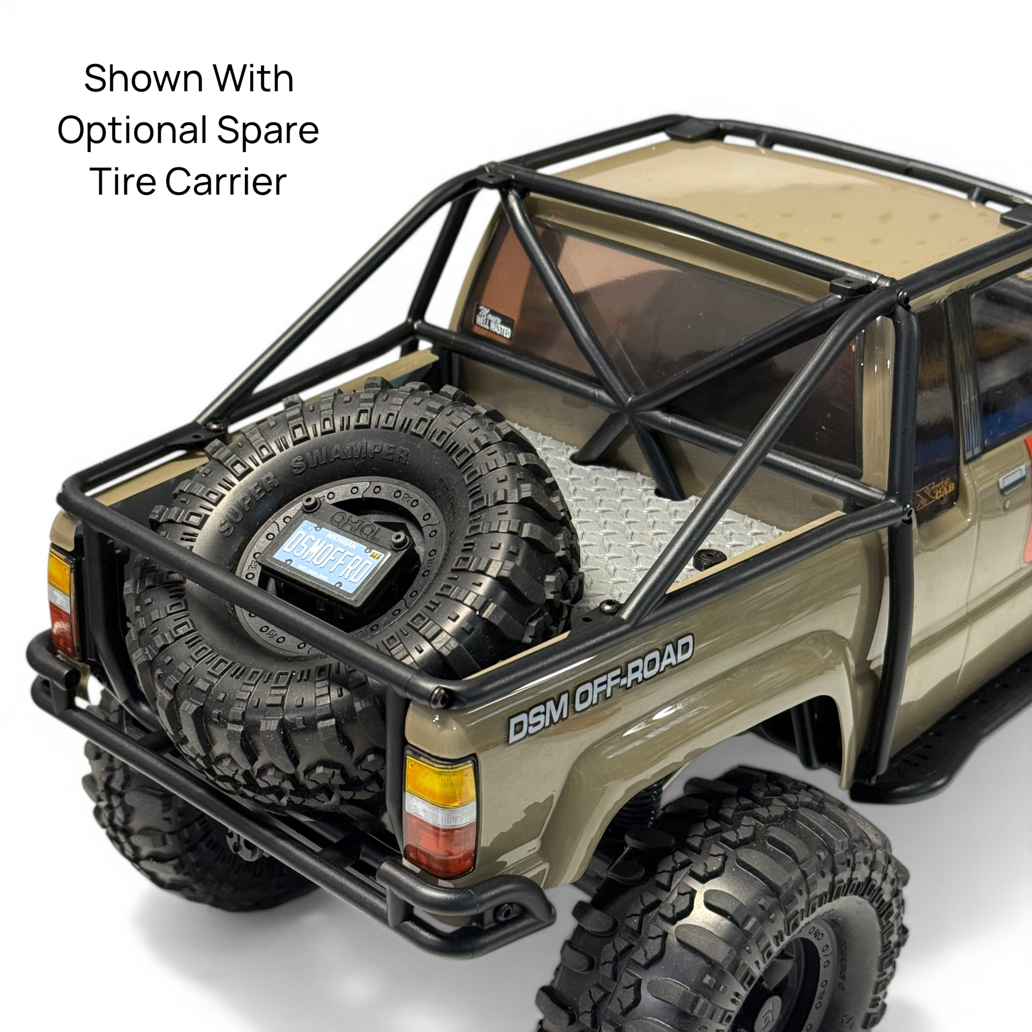 Scale Bed Floor - Fits Axial® SCX10 III 1987 Toyota SR5 (STL File)