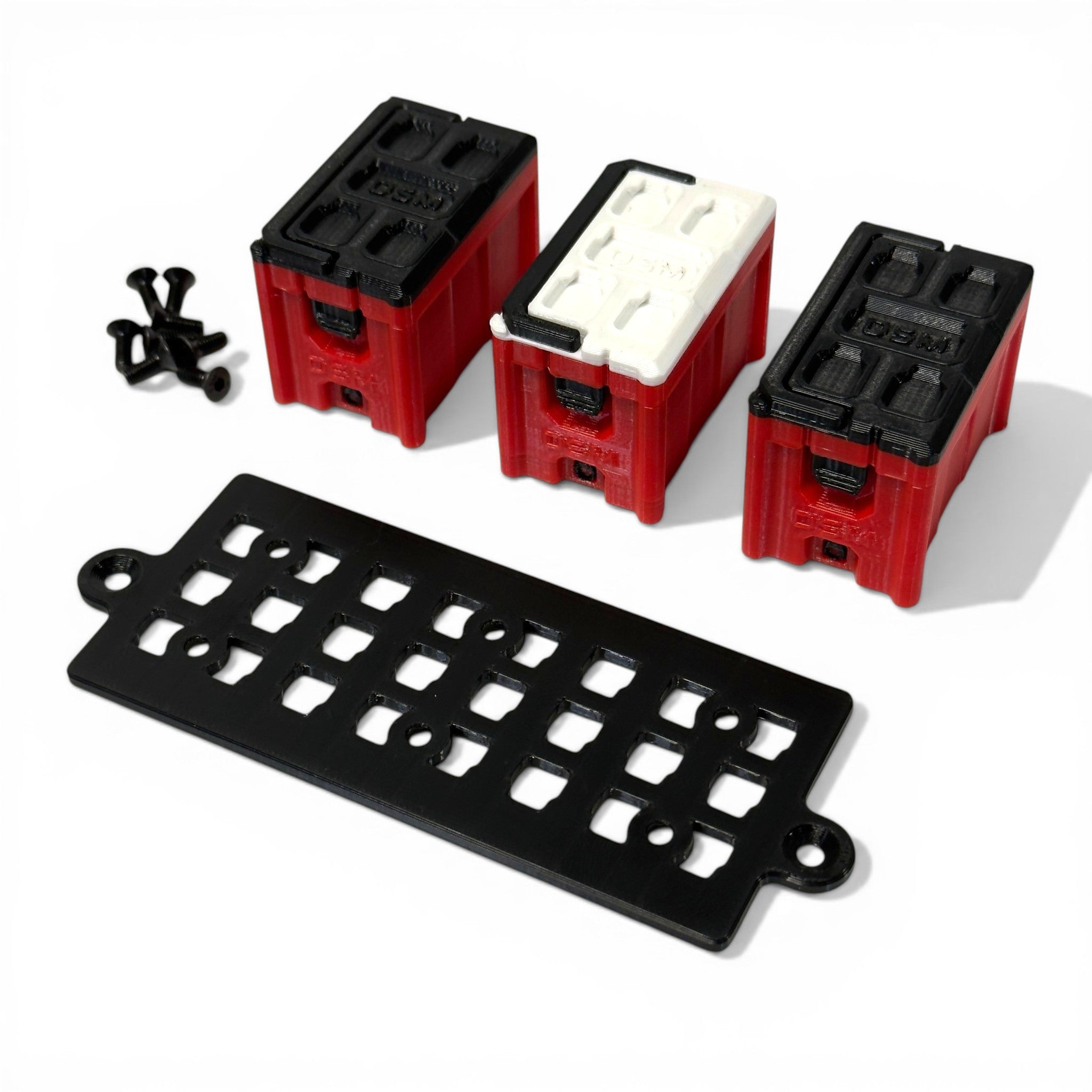 Rear Bed Tool Boxes, Cooler & Spare Mount (Fits Axial® SCX10 III SR5)