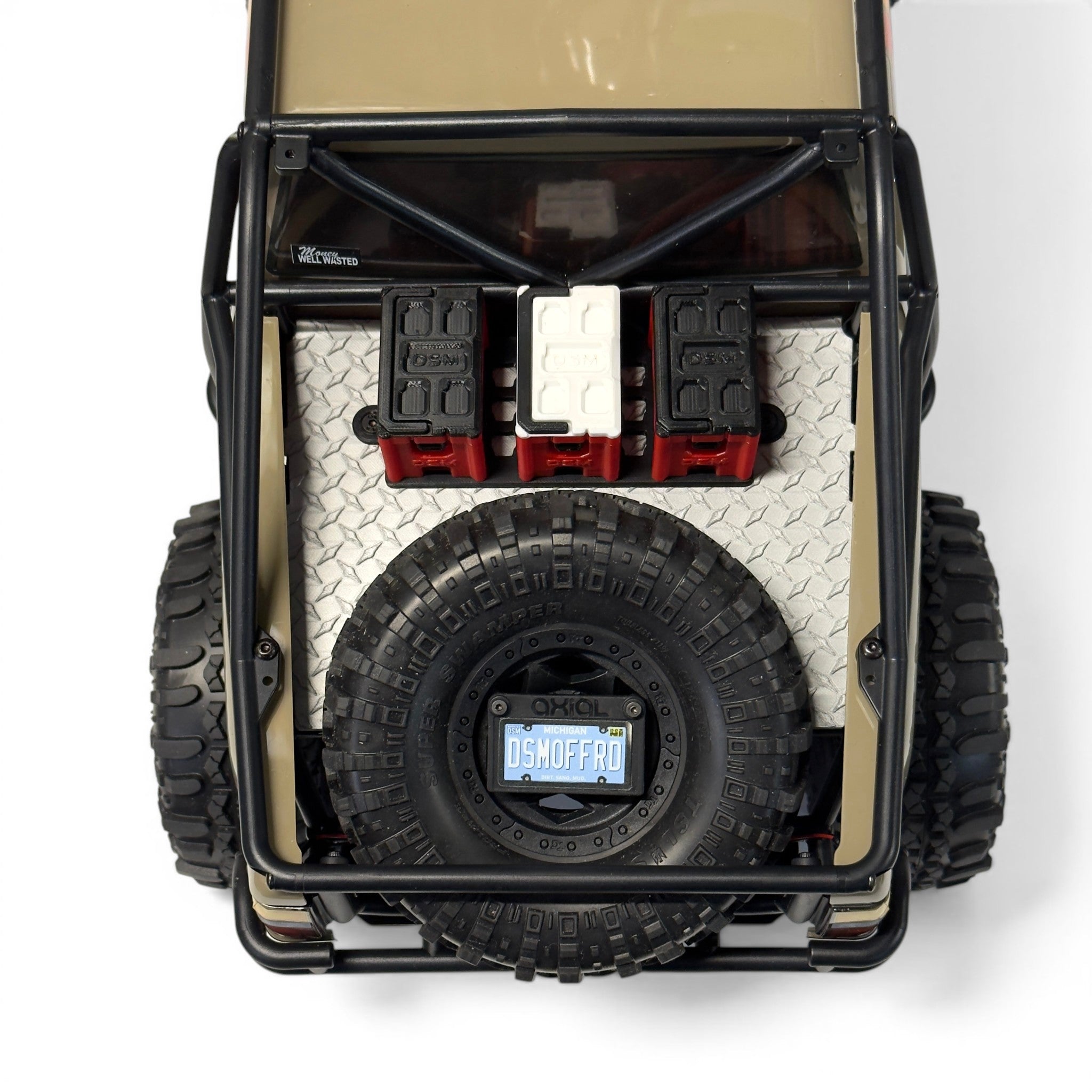 Scale Bed Pack – Tool Boxes, Cooler & Spare Mount (Fits Axial® SCX10 III SR5) (STL File)