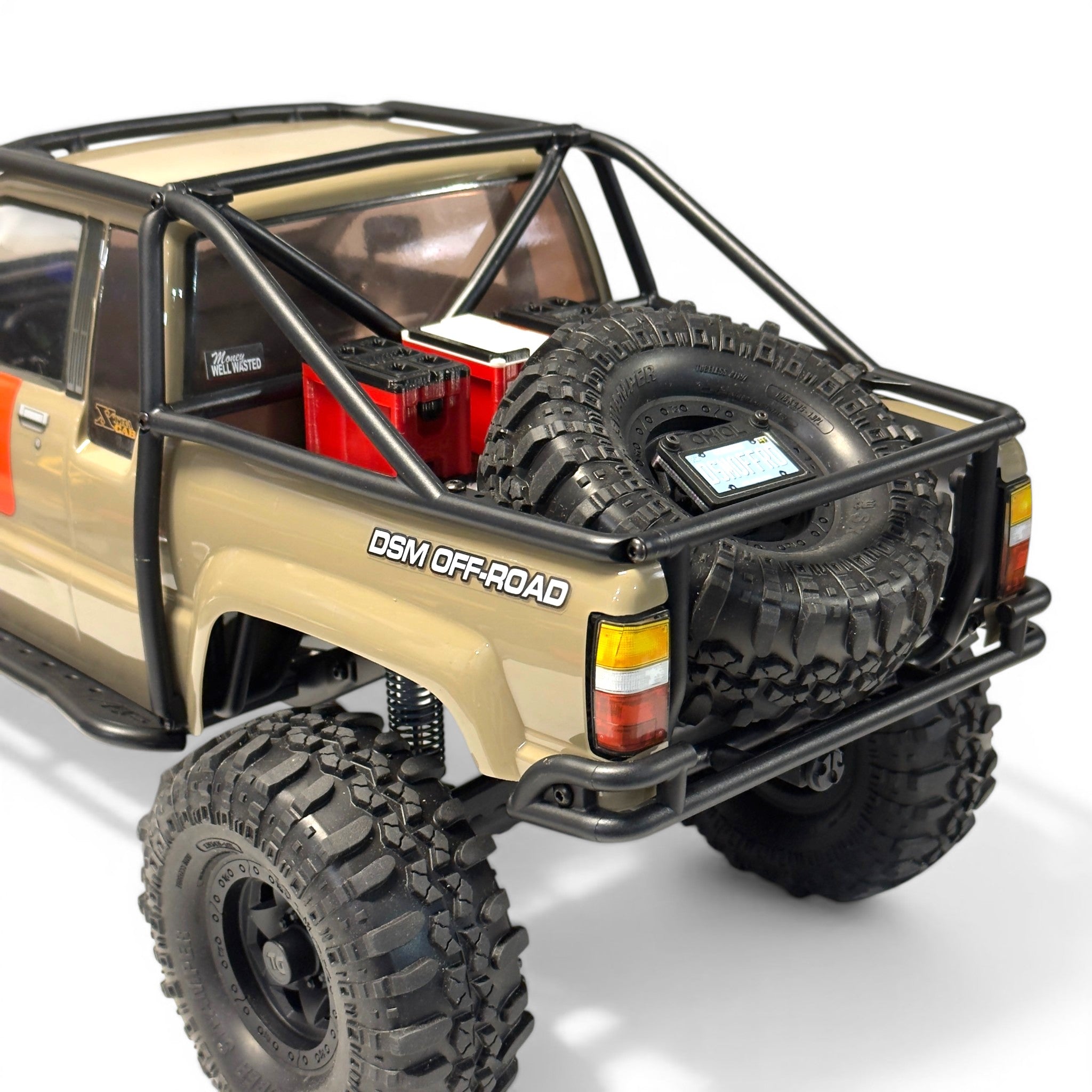 Scale Bed Pack – Tool Boxes, Cooler & Spare Mount (Fits Axial® SCX10 III SR5) (STL File)