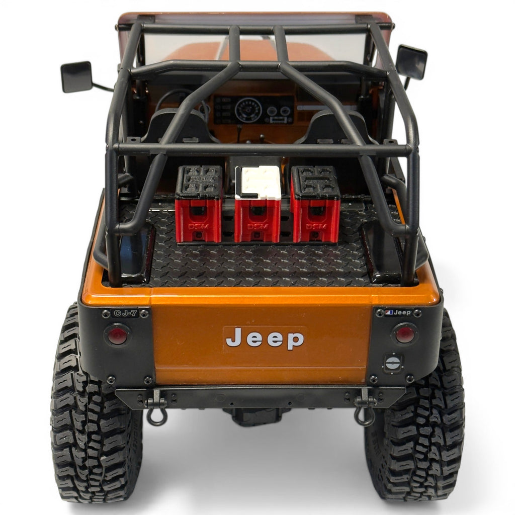Tub Floor With Tool Boxes & Cooler- Fits Axial® SCX10 III CJ-7
